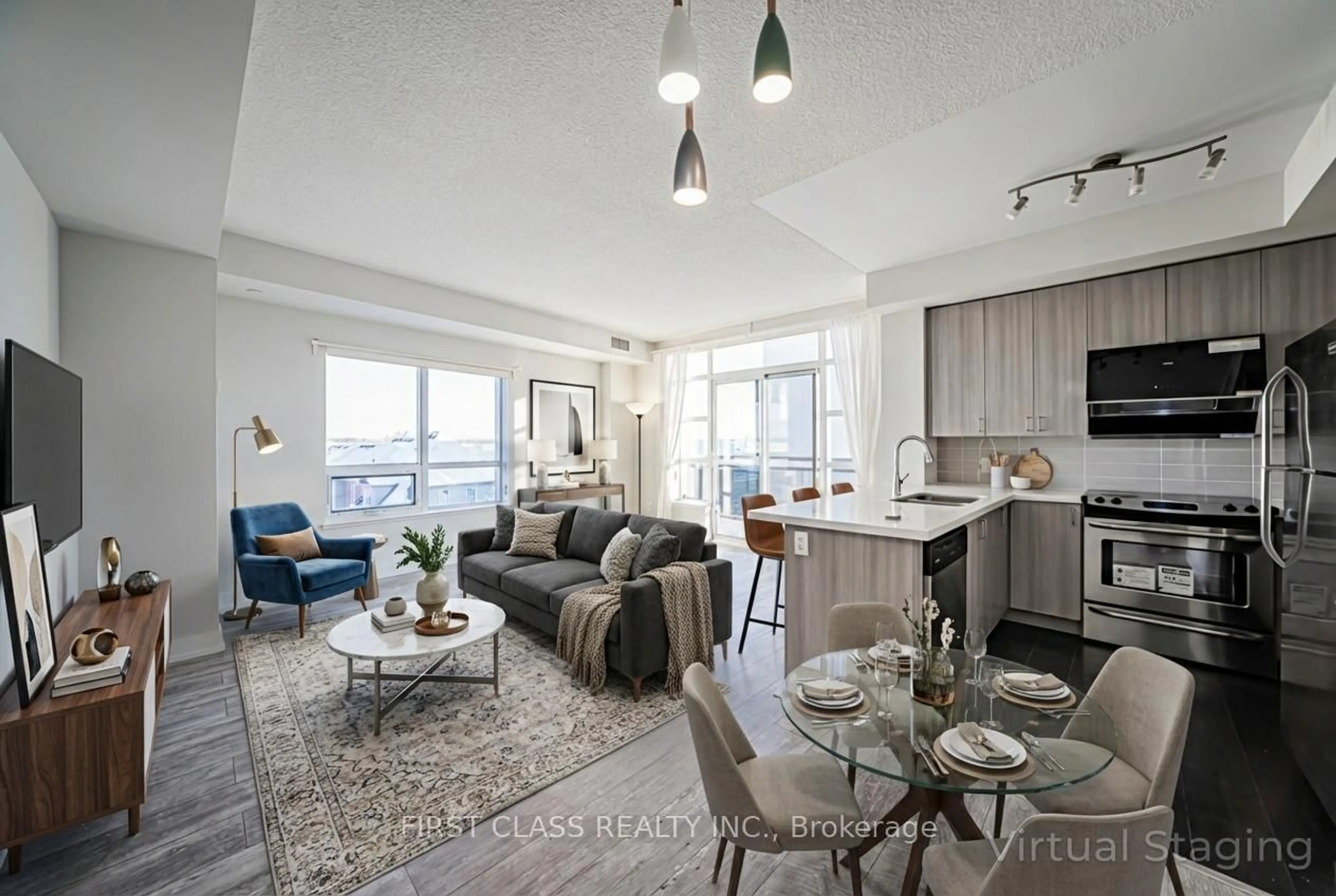 Living room with furniture, unknown for 540 Bur Oak Ave #528, Markham Ontario L6C 0Y2