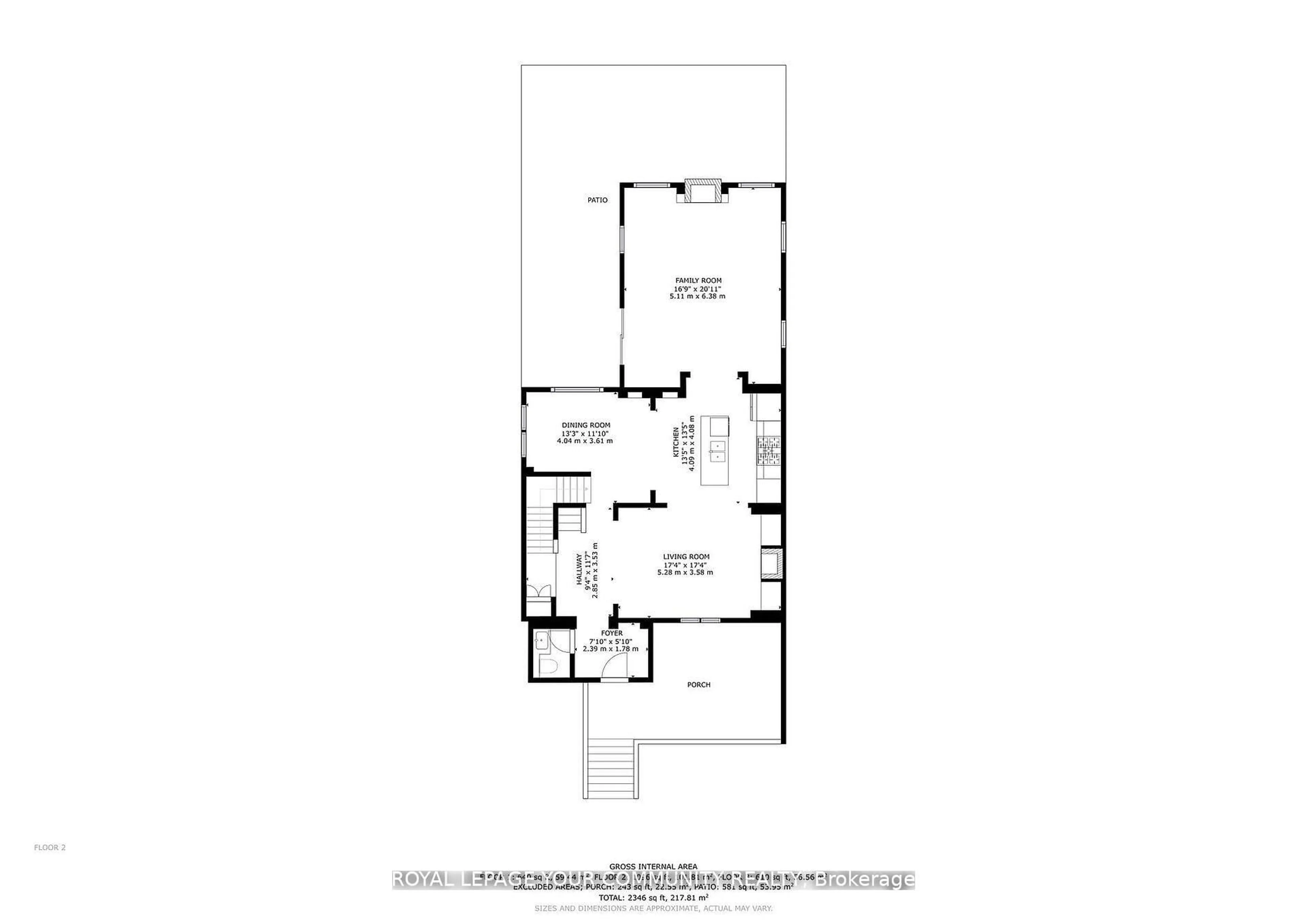 Floor plan for 82 Centre St, Aurora Ontario L4G 1J8
