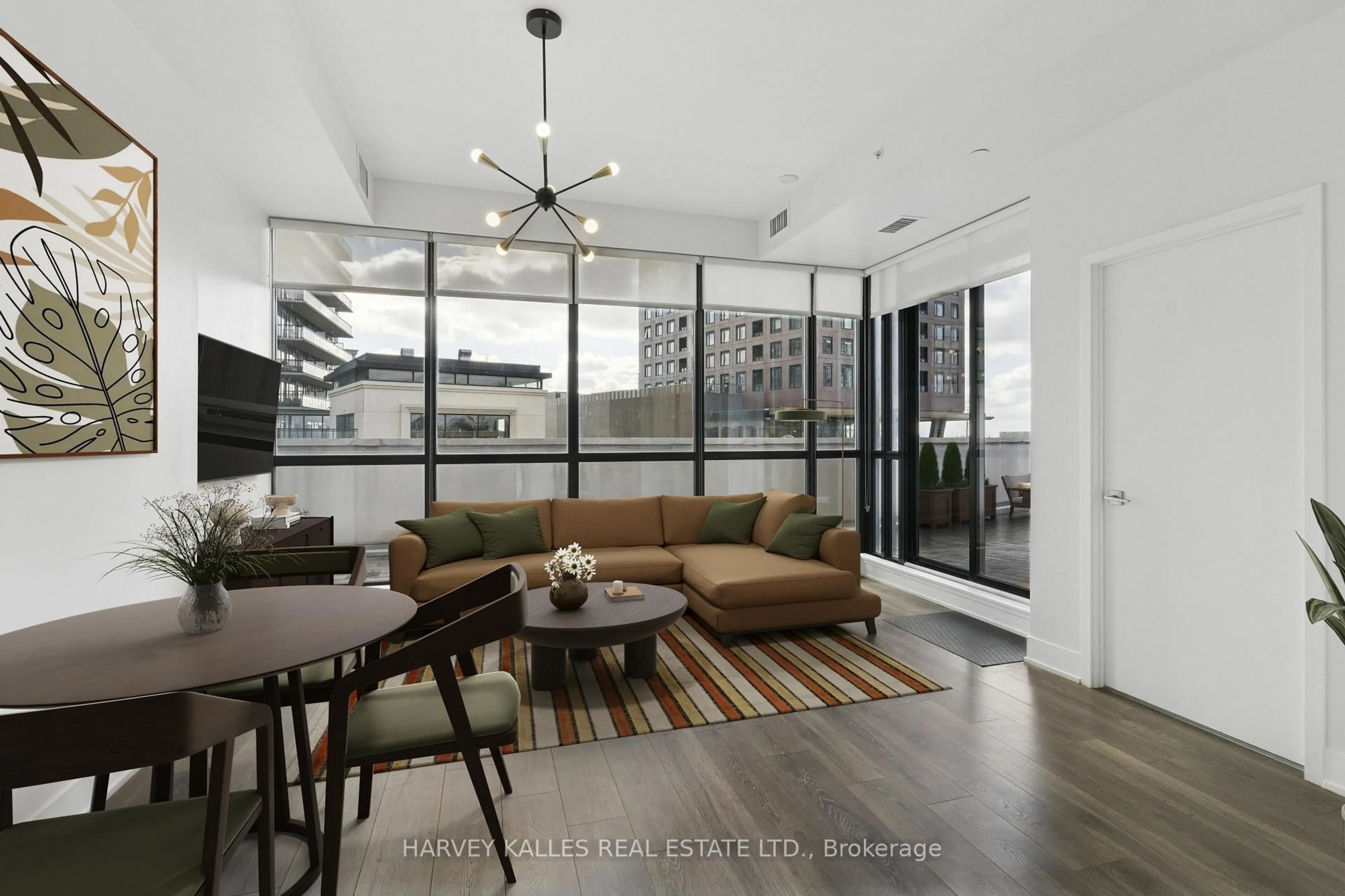 Living room with furniture, unknown for 2916 Highway 7 Rd #203, Vaughan Ontario L4K 0K6