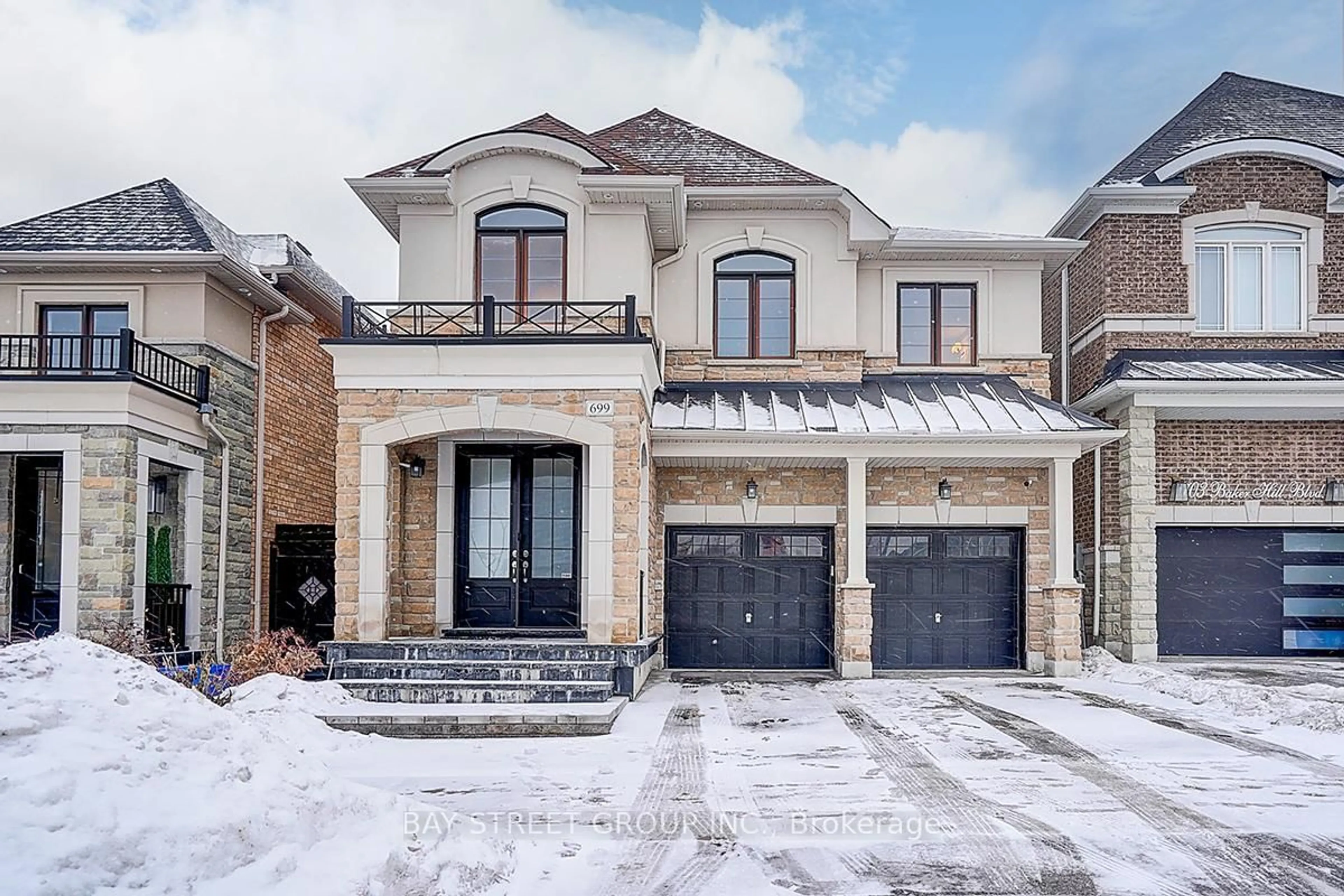 Home with brick exterior material, street for 699 Baker Hill Blvd, Whitchurch-Stouffville Ontario L4A 1Y8