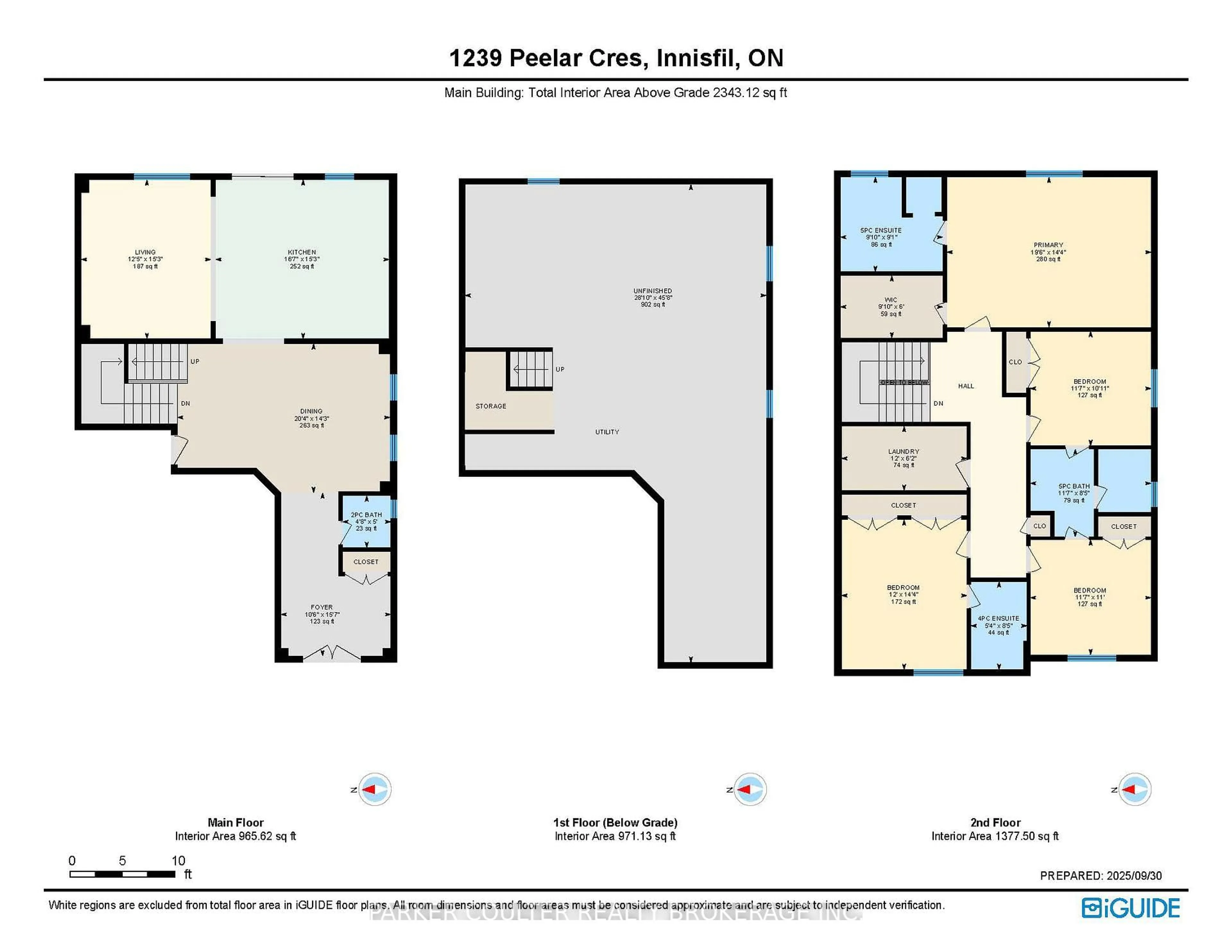 Floor plan for 1239 Peelar Cres, Innisfil Ontario L0L 1W0