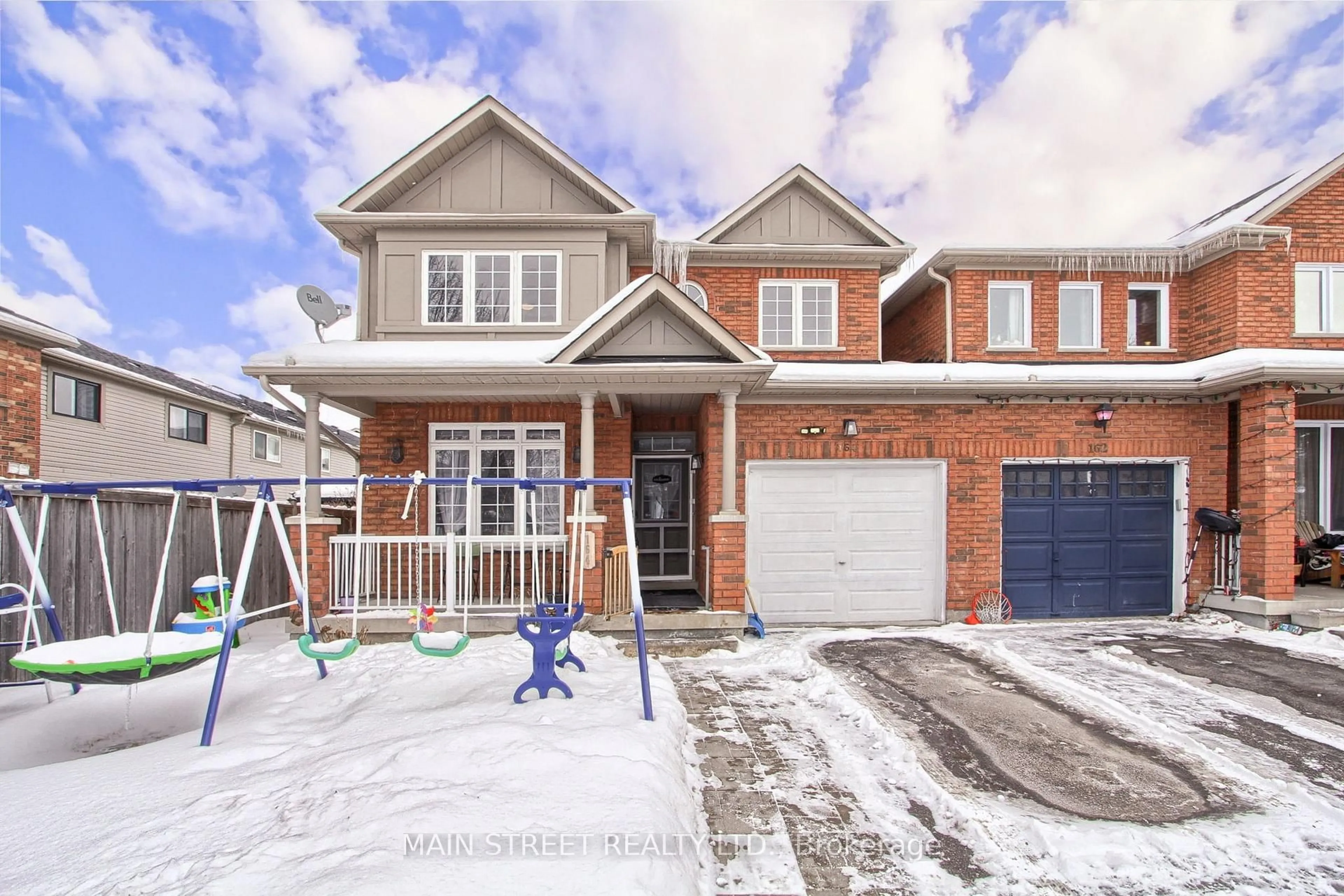Home with brick exterior material, street for 164 Glasgow Cres, Georgina Ontario L4P 4A9