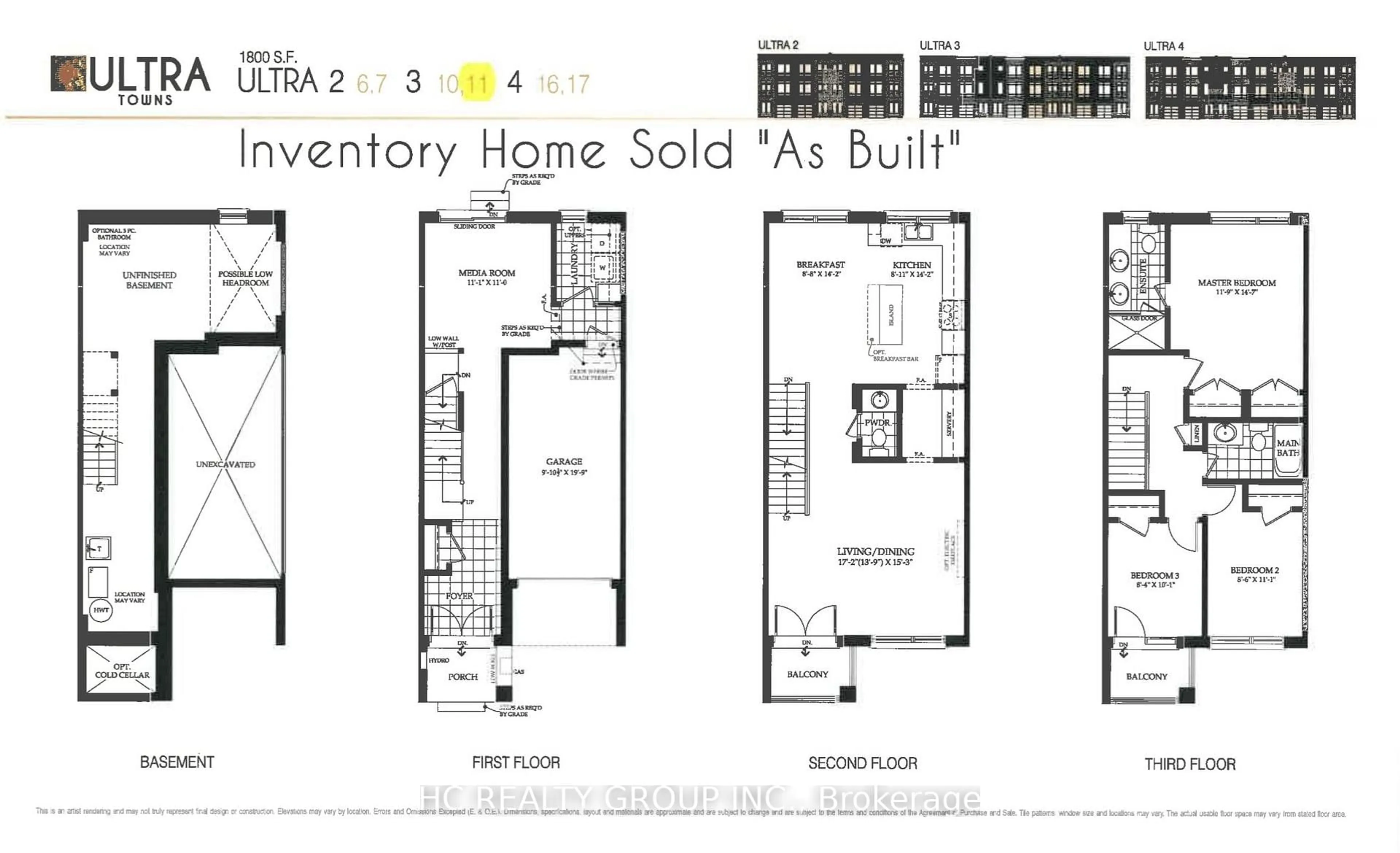 Floor plan for 142 Moneypenny Pl, Vaughan Ontario L4J 0L1