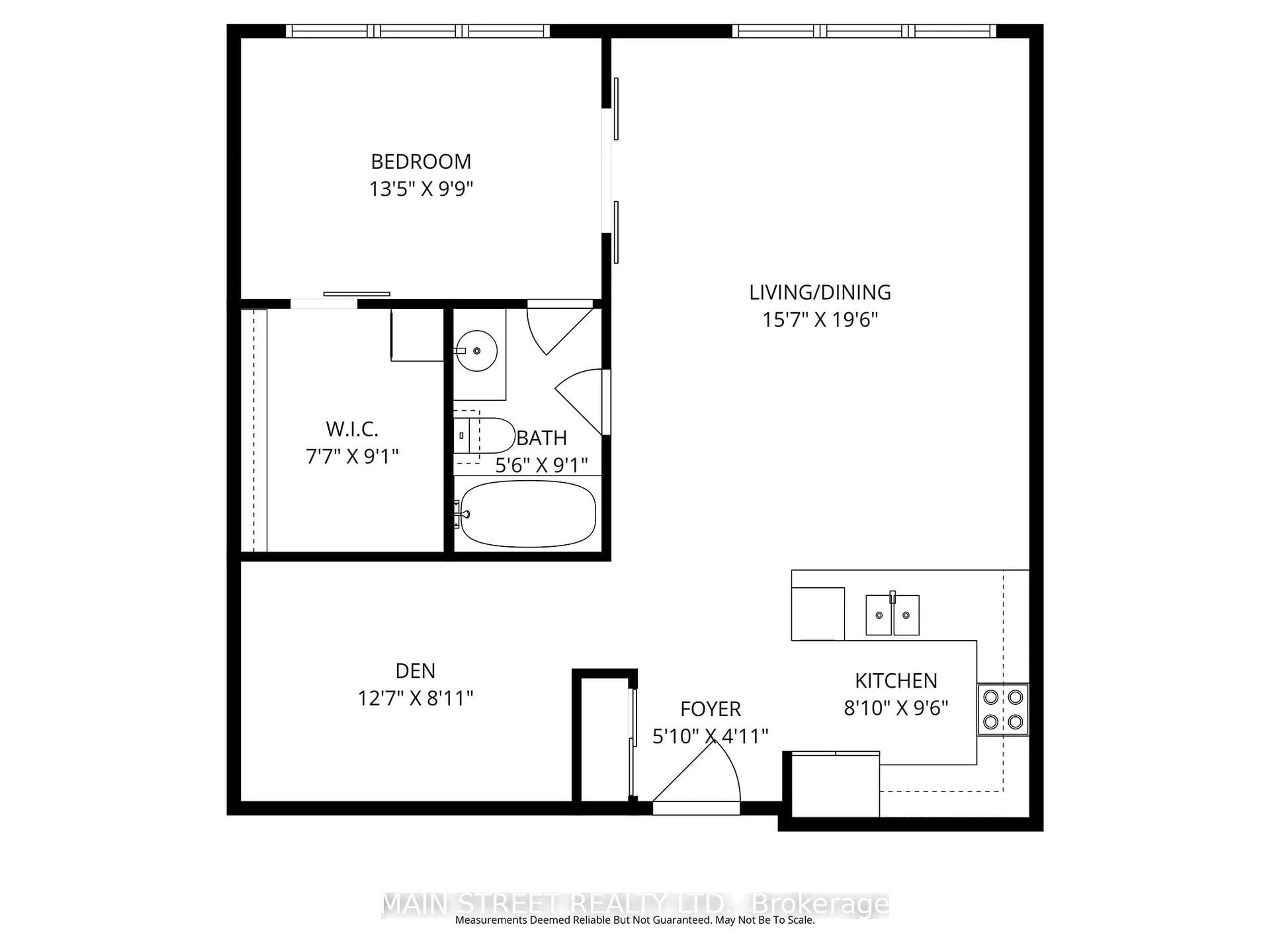 Floor plan for 543 Timothy St #318, Newmarket Ontario L3Y 1R1