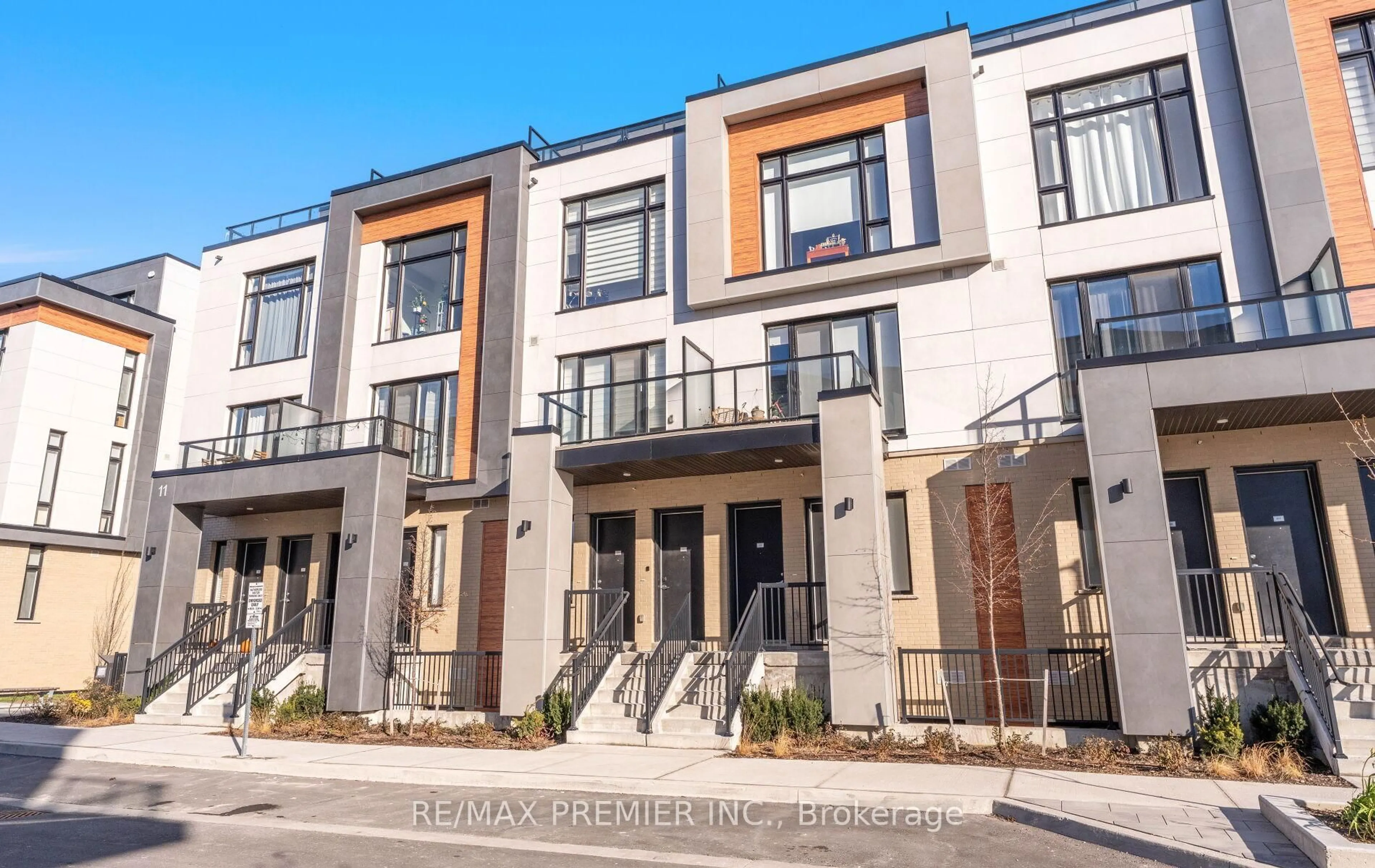 Home with brick exterior material, street for 11 Steckley House Lane #408, Richmond Hill Ontario L4S 0N1