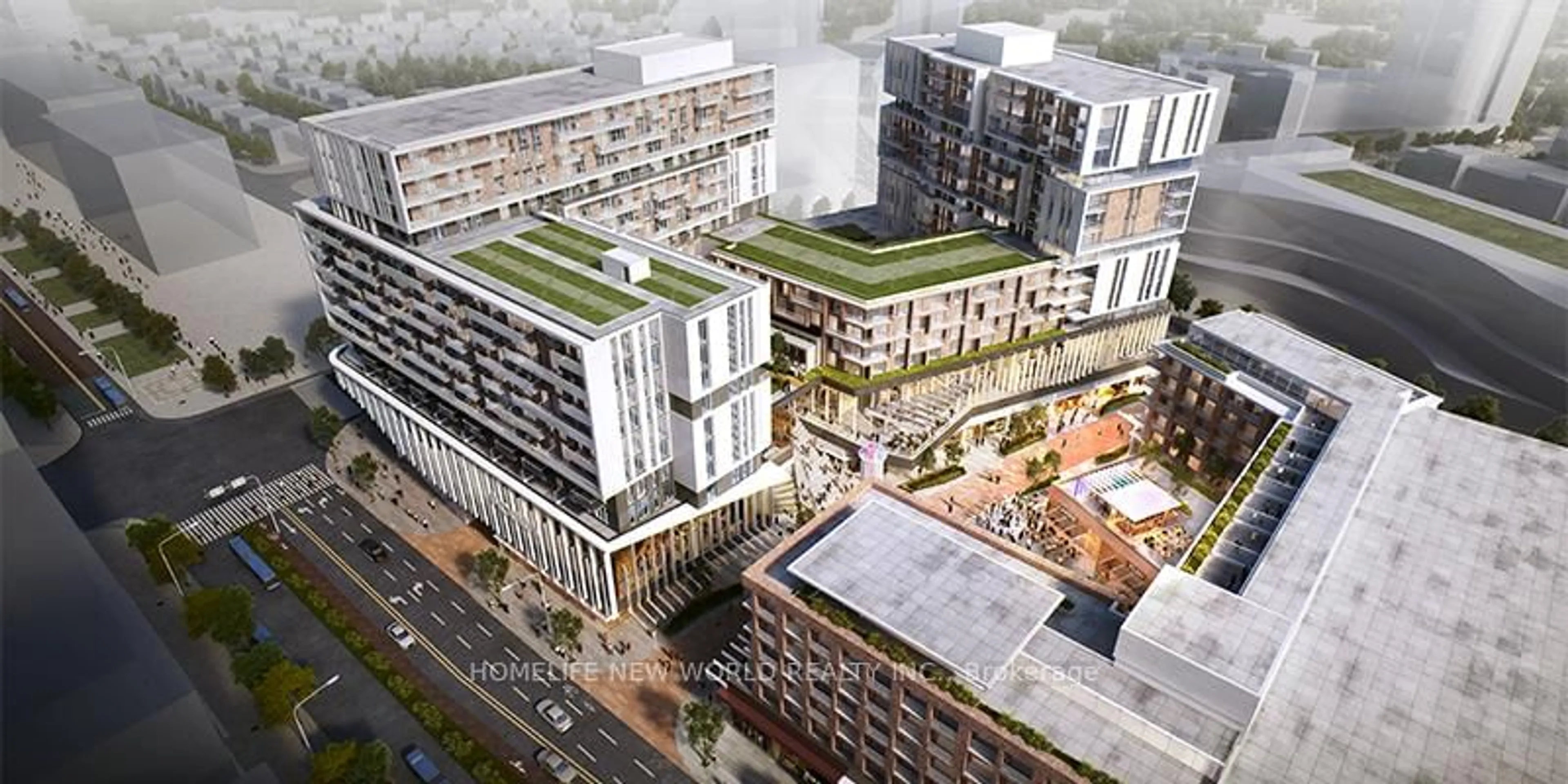 A pic from outside/outdoor area/front of a property/back of a property/a pic from drone, city buildings view from balcony for 8119 Birchmount Rd #1605, Markham Ontario L6G 0H5