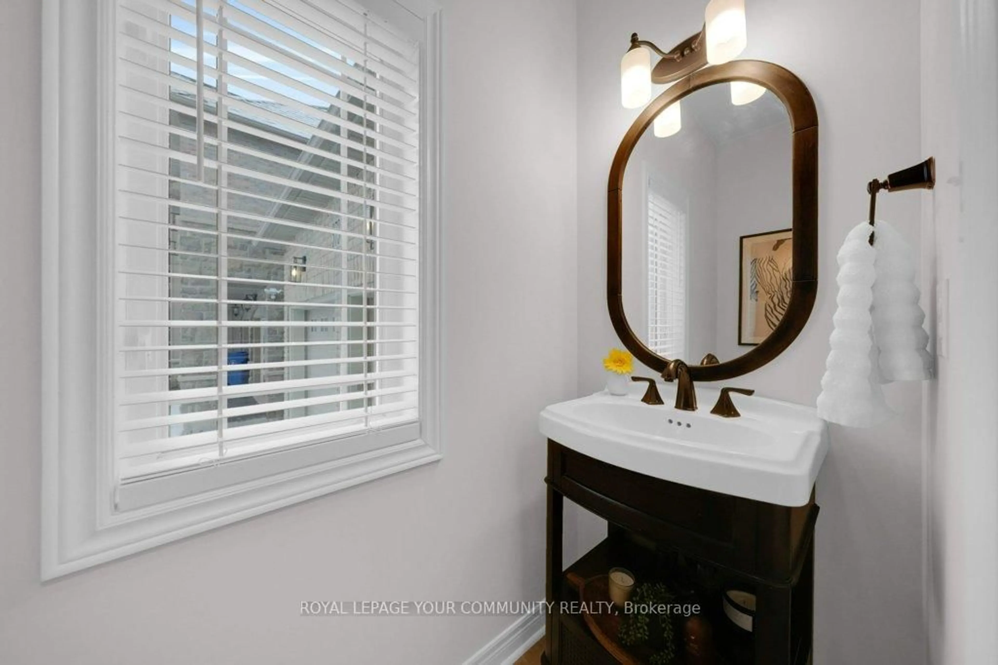 Contemporary bathroom, ceramic/tile floor for 373 Gilpin Dr, Newmarket Ontario L3X 3H2