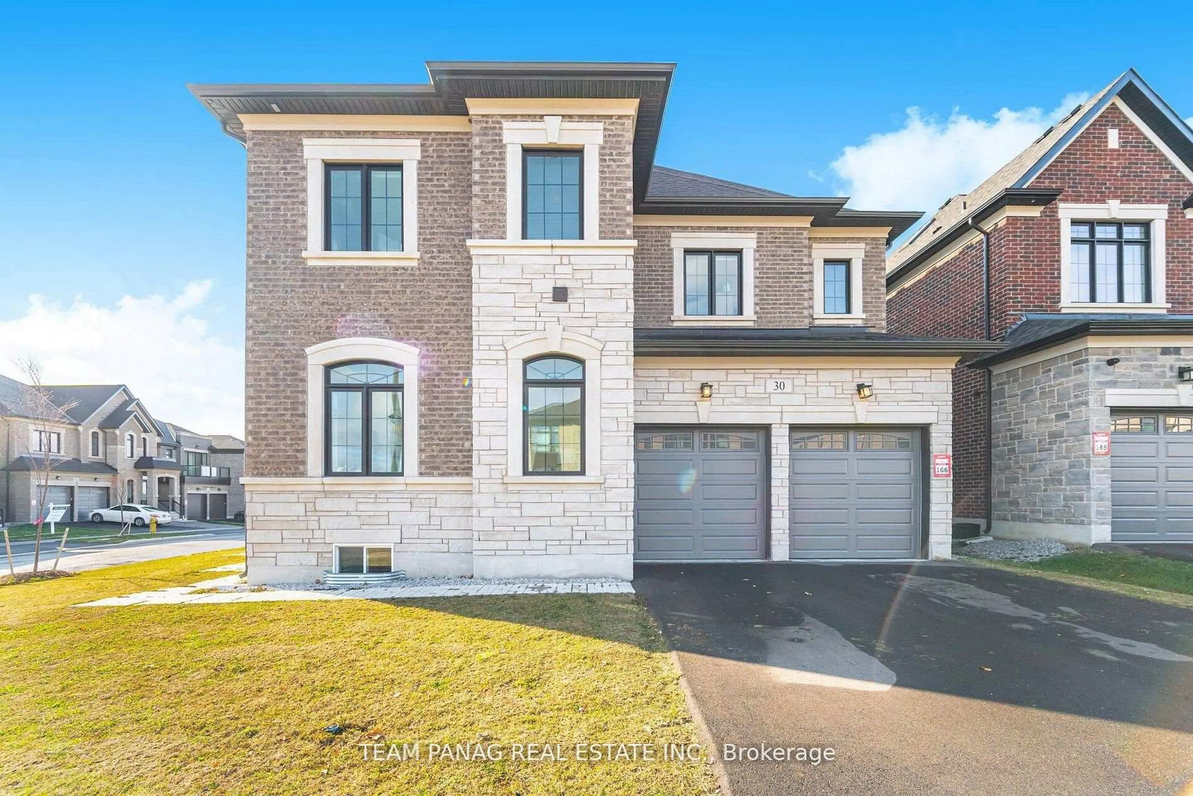 Home with brick exterior material, street for 30 Ballantyne Blvd, Vaughan Ontario L3L 0G2