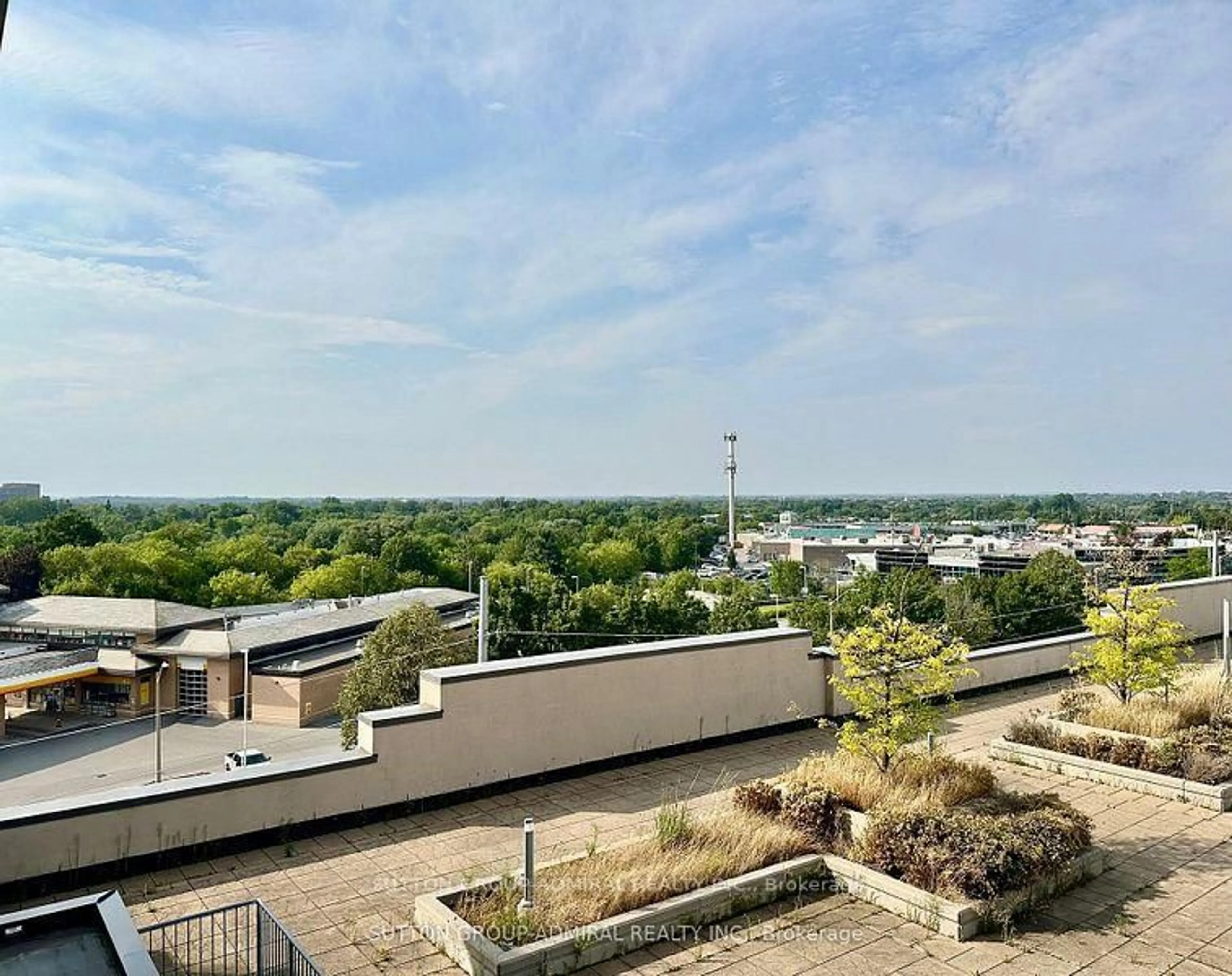 A pic from outside/outdoor area/front of a property/back of a property/a pic from drone, city buildings view from balcony for 8323 Kennedy Rd #625, Markham Ontario L3R 5W7