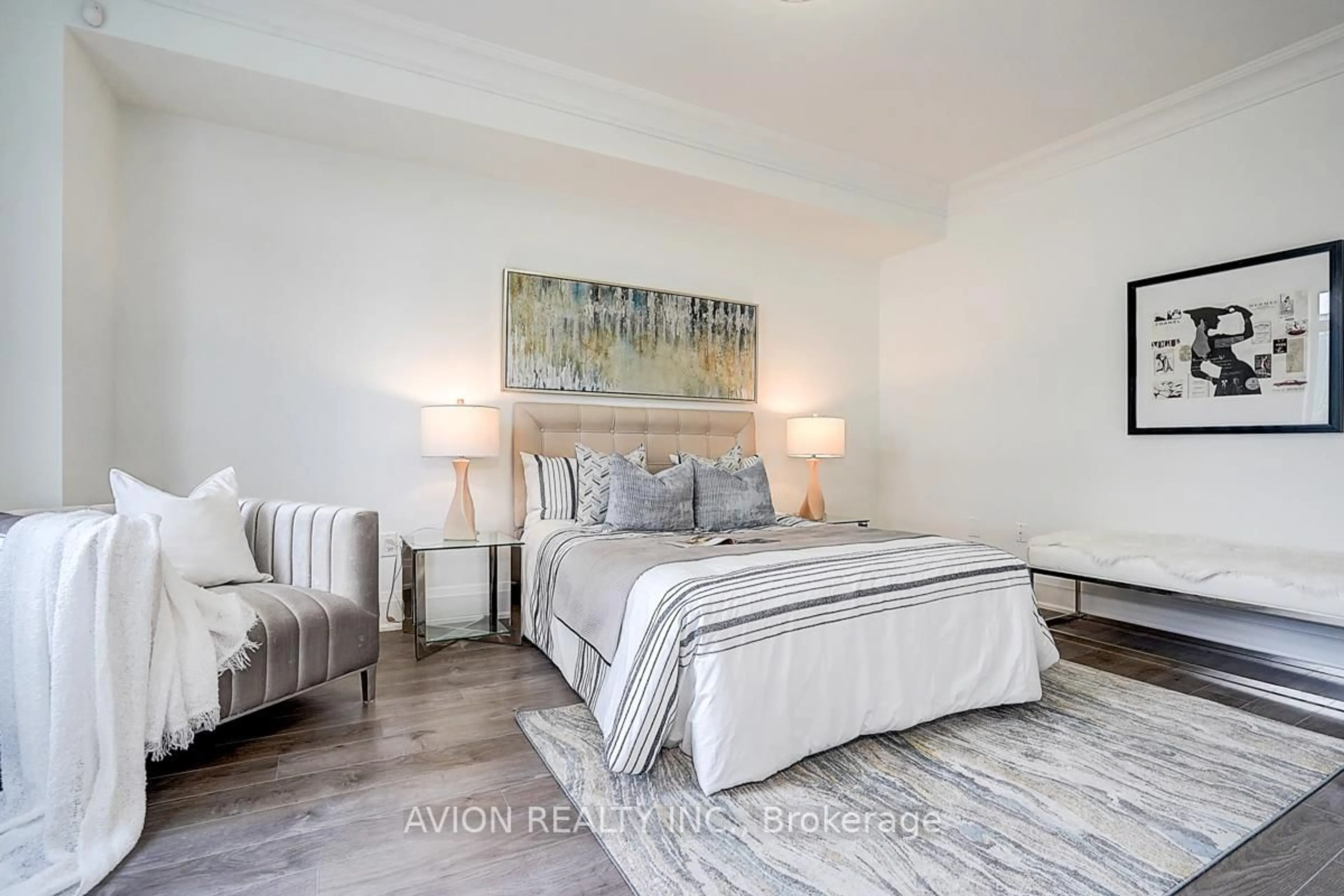 Bedroom with bed, unknown for 15 Gandhi Lane, Markham Ontario L3T 0G4