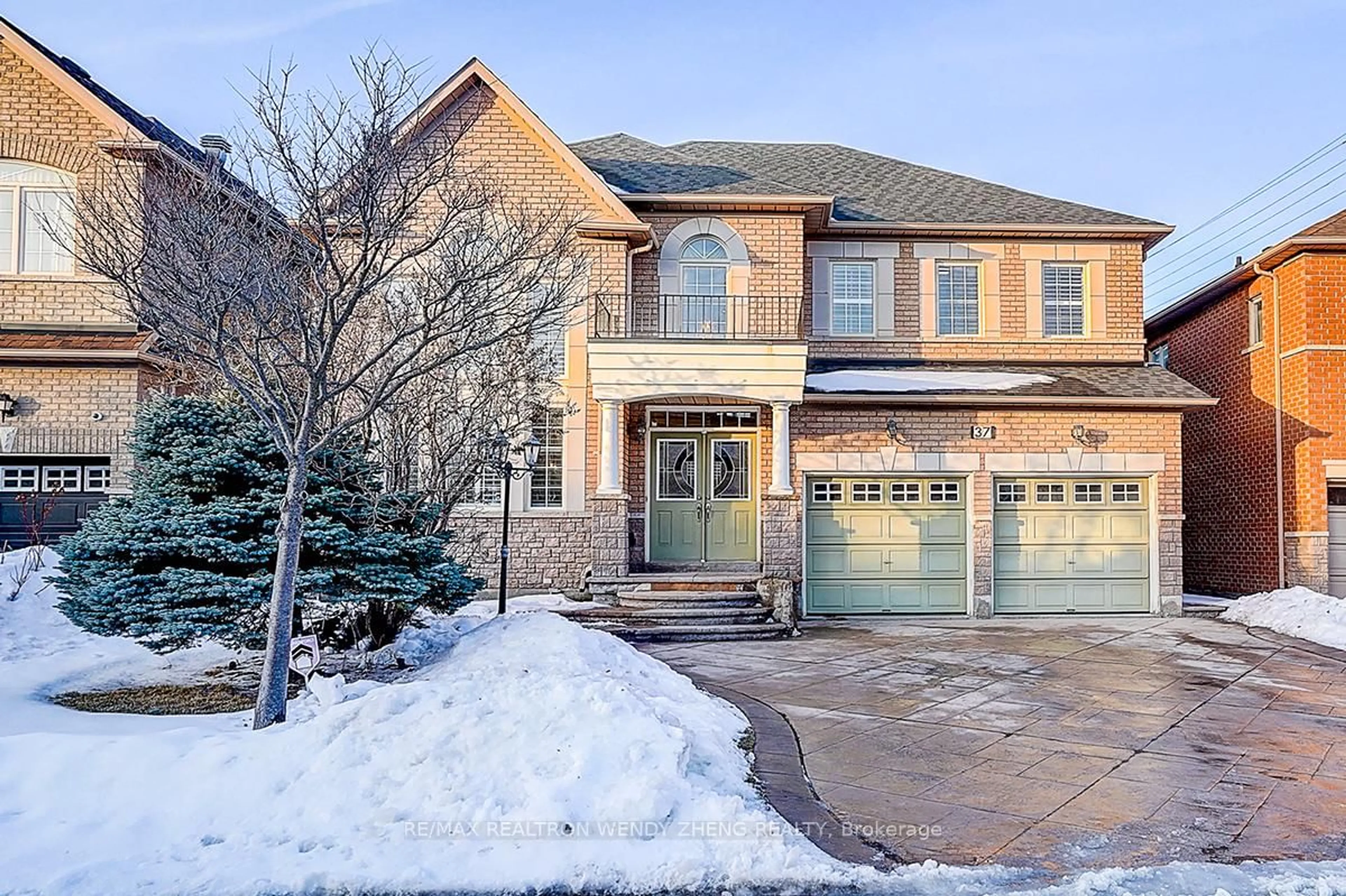 Home with brick exterior material, street for 37 Robert Grundy Rd, Markham Ontario L6C 3A3