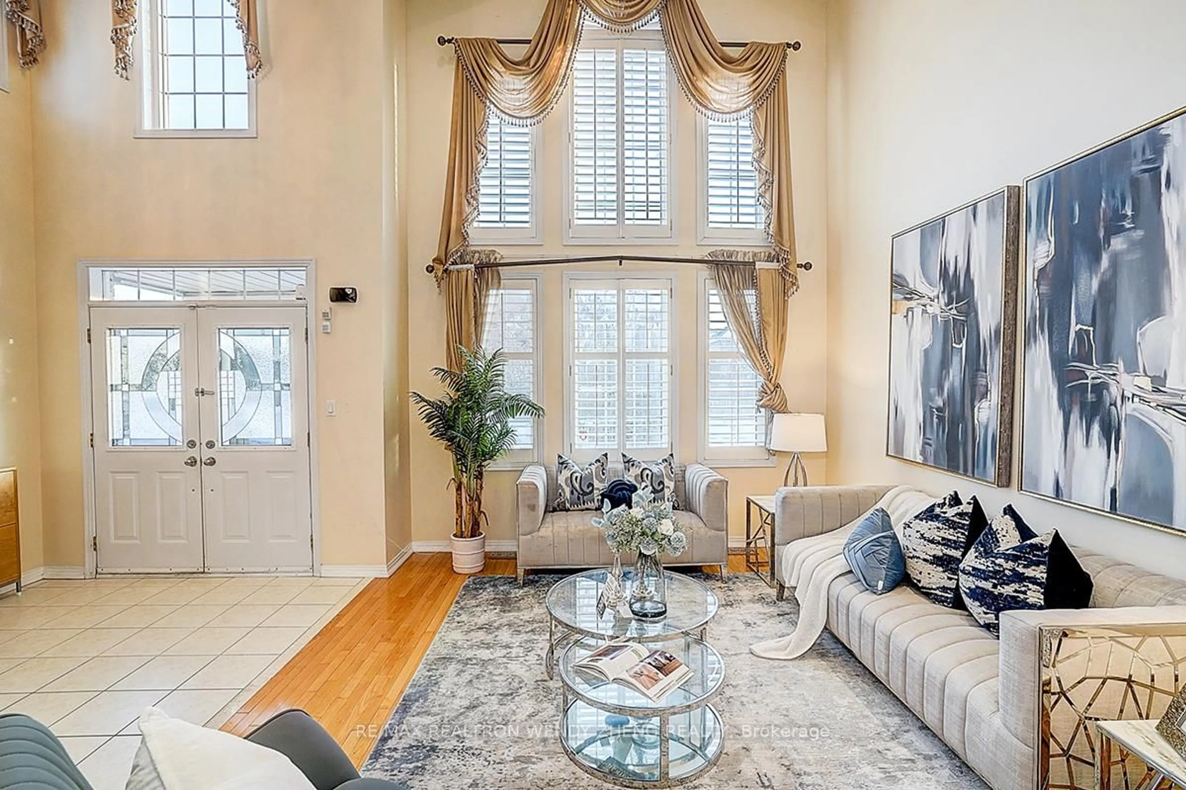 Living room with furniture, unknown for 37 Robert Grundy Rd, Markham Ontario L6C 3A3