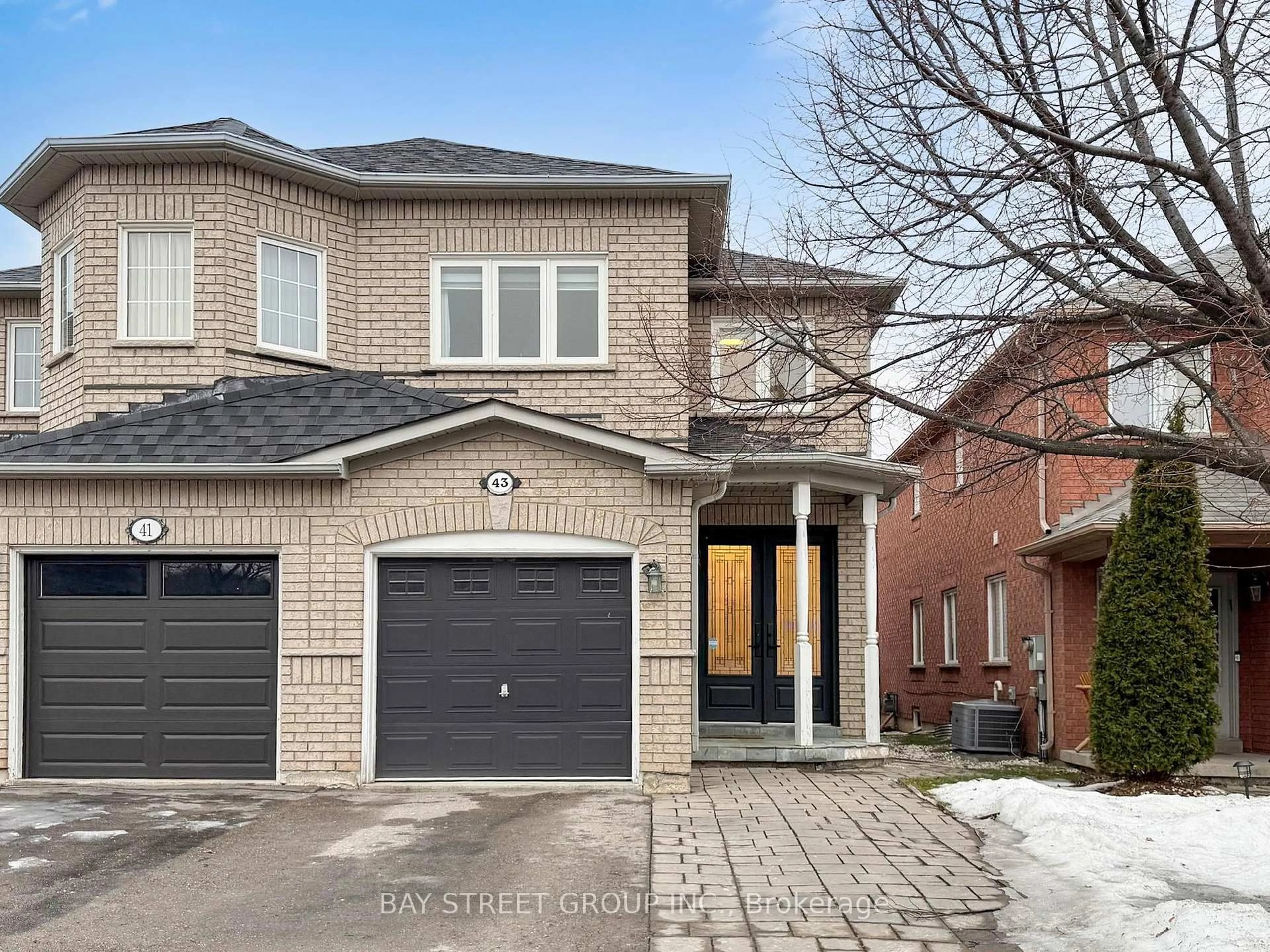 Home with brick exterior material, street for 43 Royal Appian Cres, Vaughan Ontario L4K 5L1