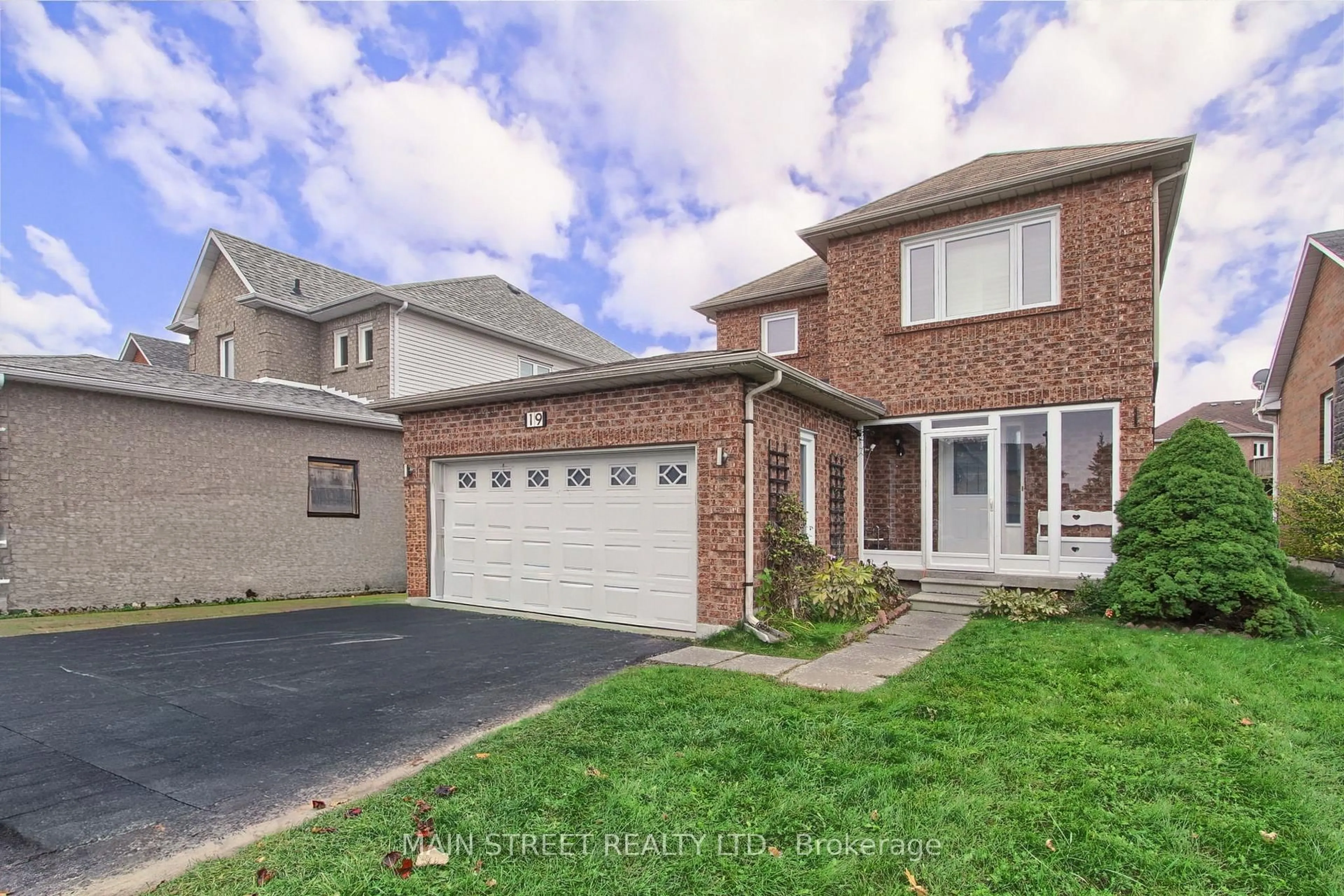 Home with brick exterior material, street for 19 Natanya Blvd, Georgina Ontario L4P 3R6