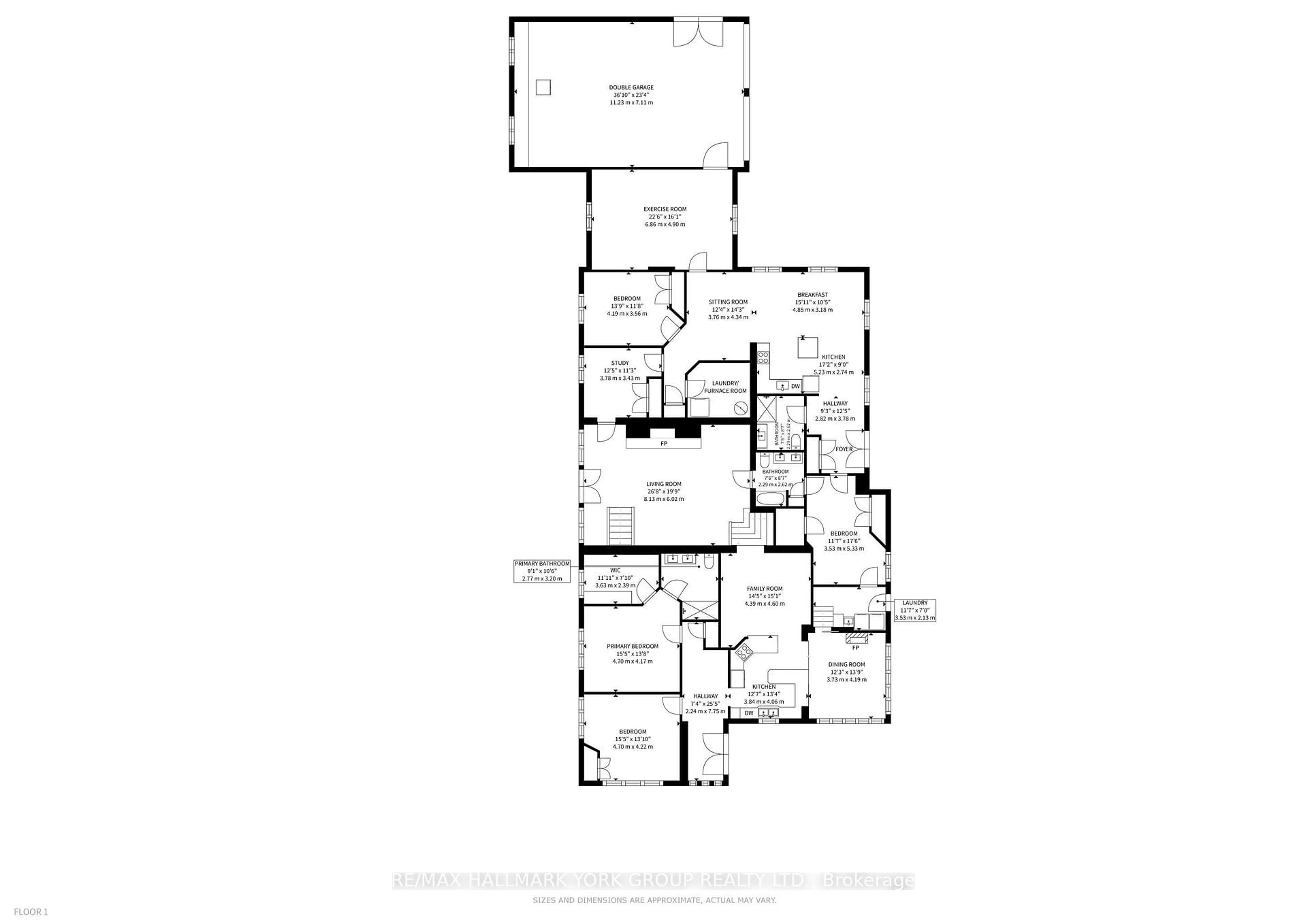 Floor plan for 5024 Lloydtown-Aurora Rd, King Ontario L7B 0E2