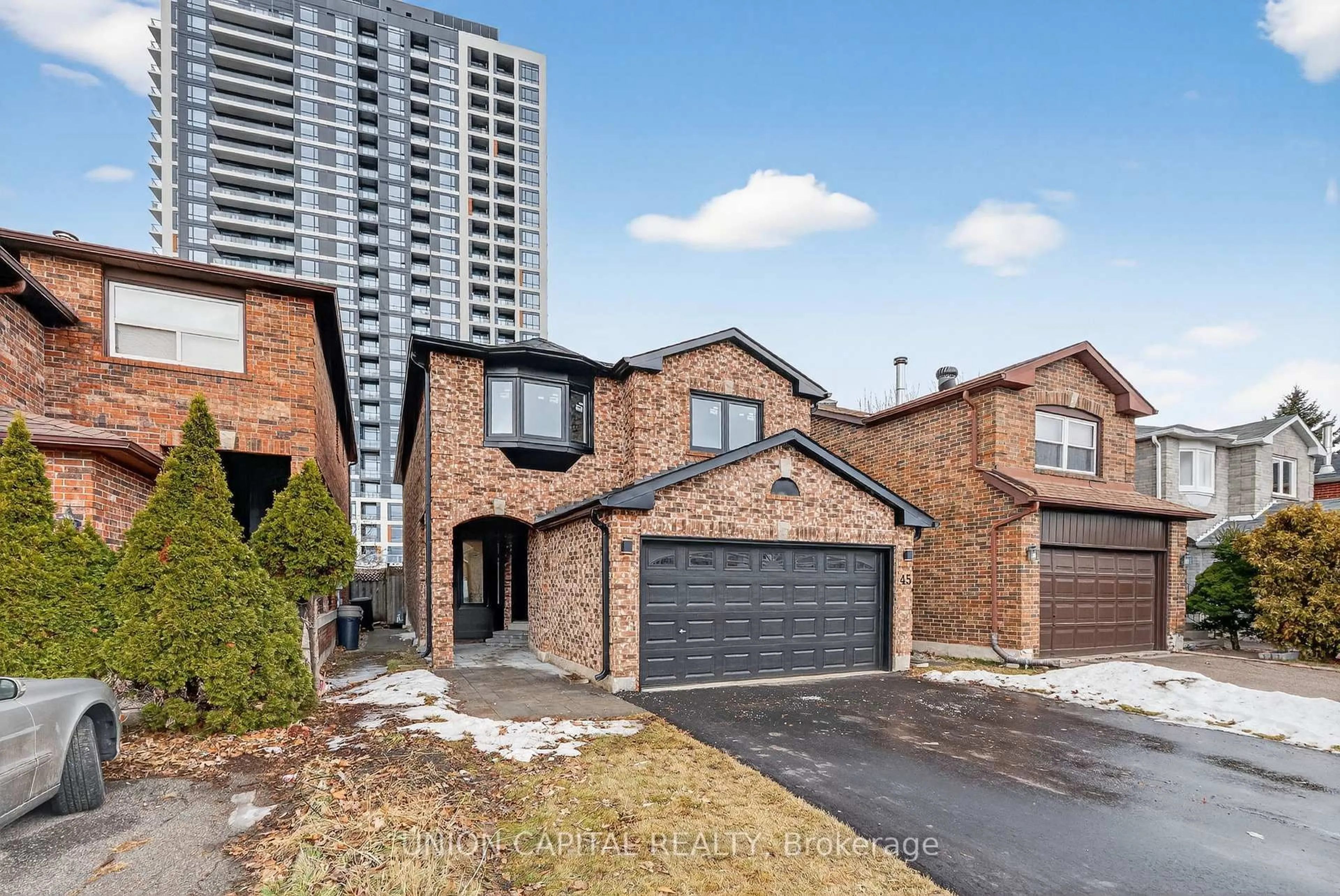 Home with brick exterior material, street for 45 Chilmar Cres, Vaughan Ontario L4J 6Y5