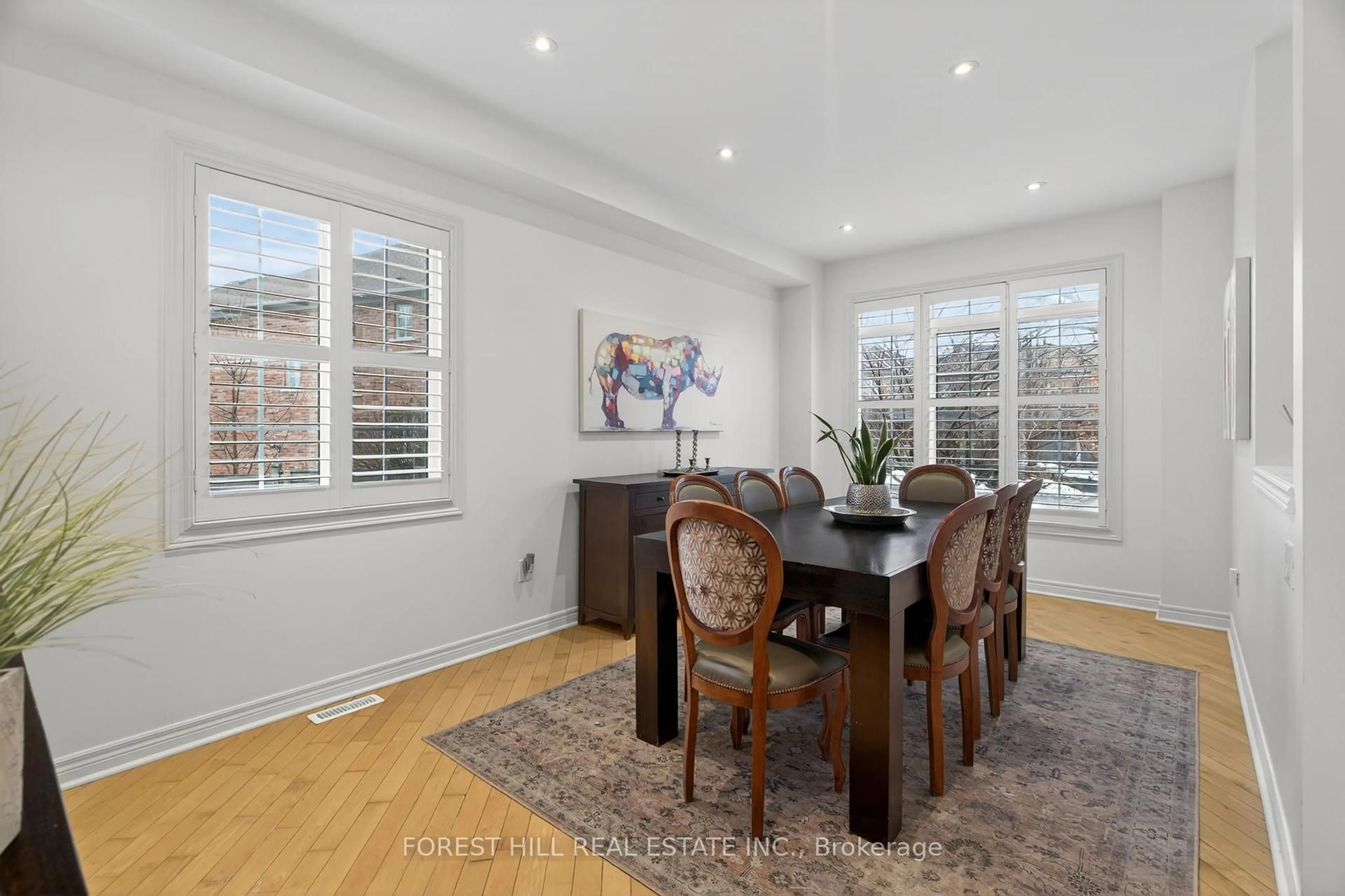 Dining room, wood/laminate floor for 64 canelli heights Crt, Vaughan Ontario L4J 8V5