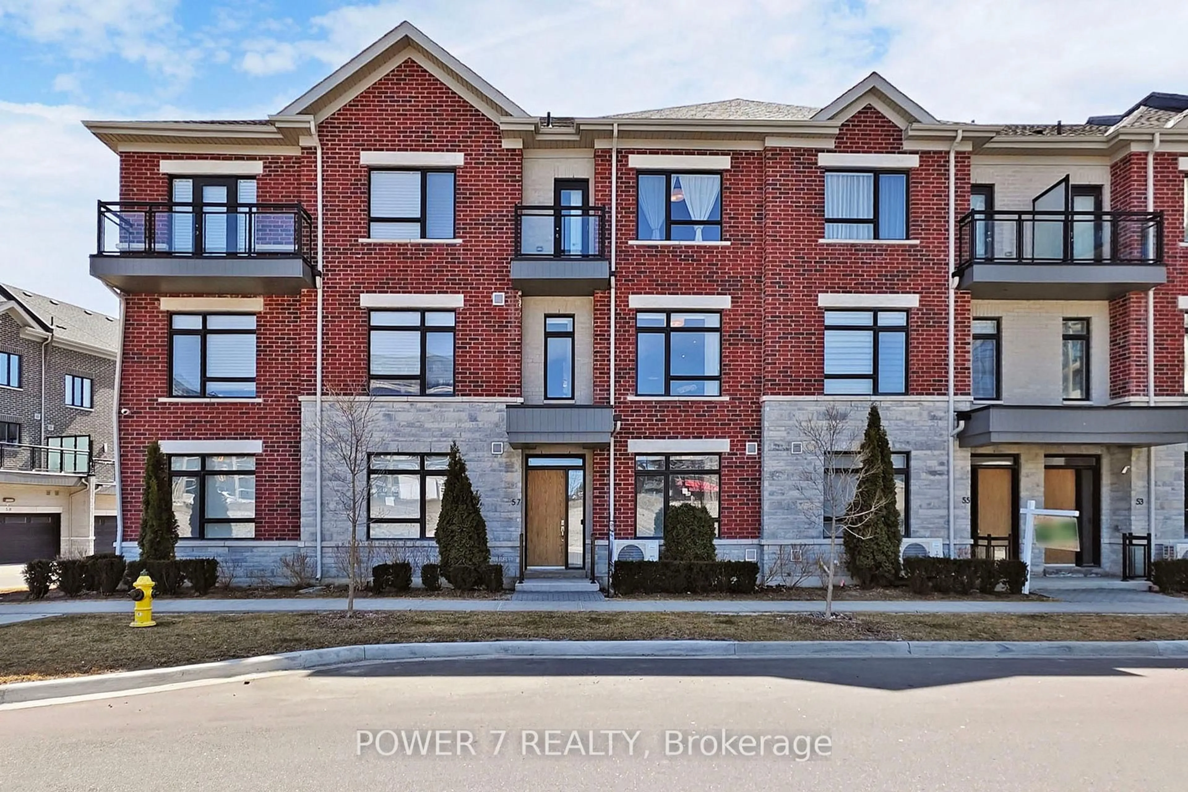 Home with brick exterior material, building for 57 Gandhi Lane Lane #41, Markham Ontario L3T 0G4
