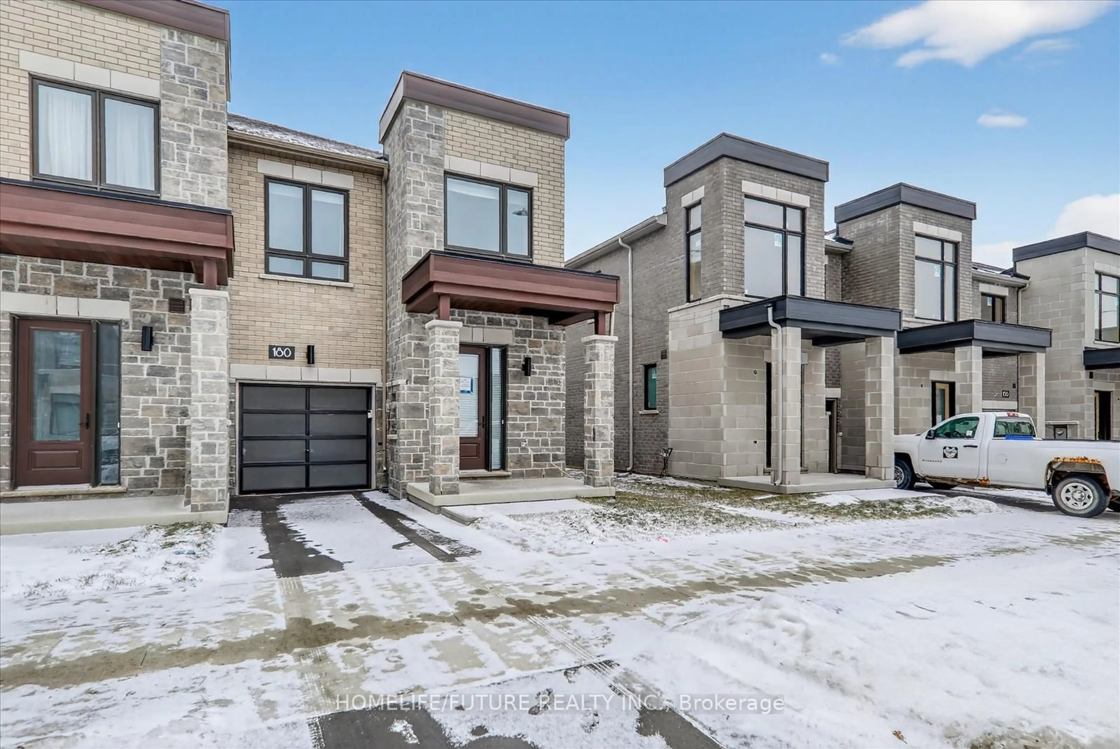 Home with brick exterior material, street for 180 Mumbai Dr, Markham Ontario L3S 3K5