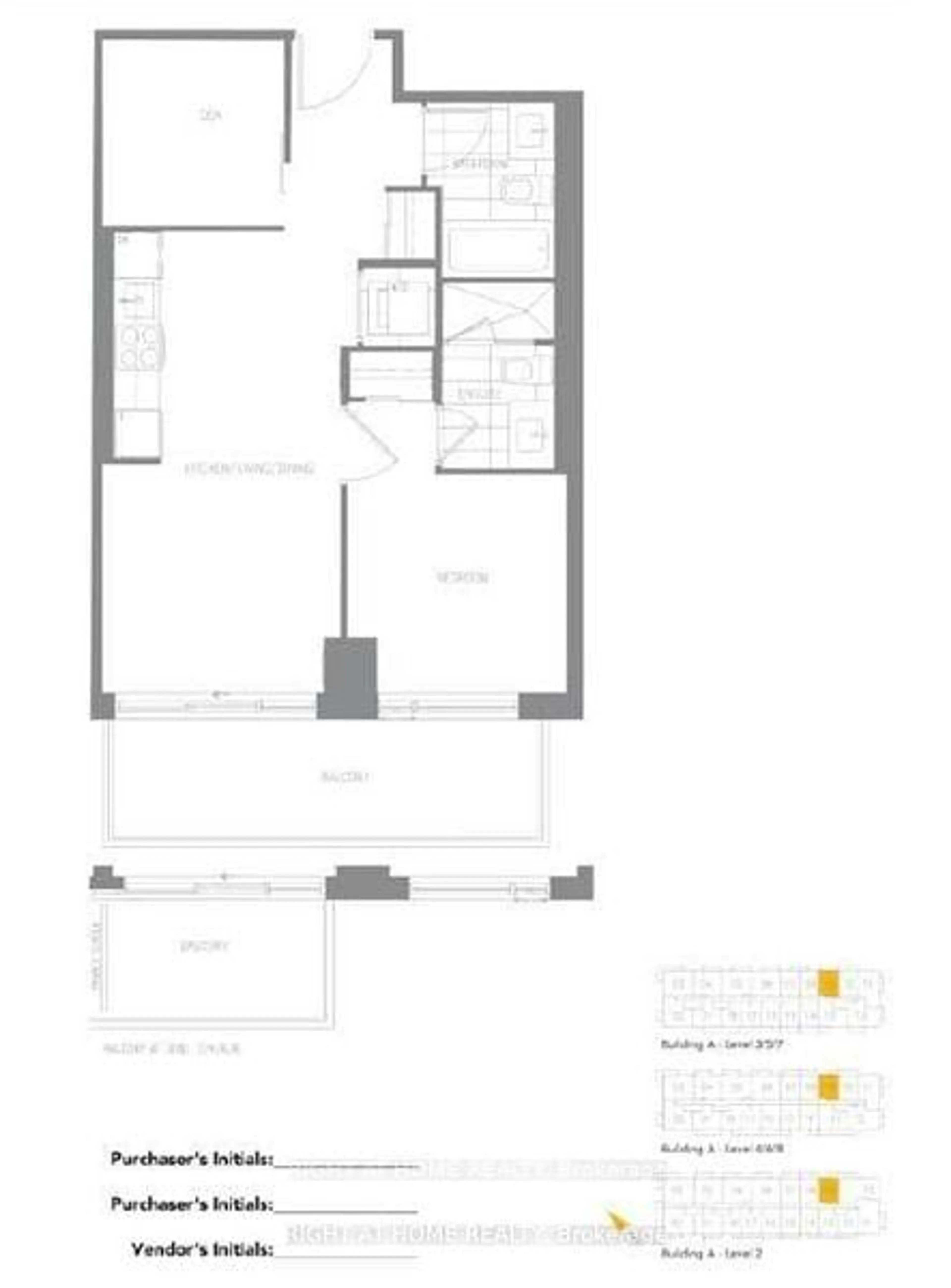 Floor plan for 6 DAVID EYER Rd #509, Richmond Hill Ontario L4S 0N5