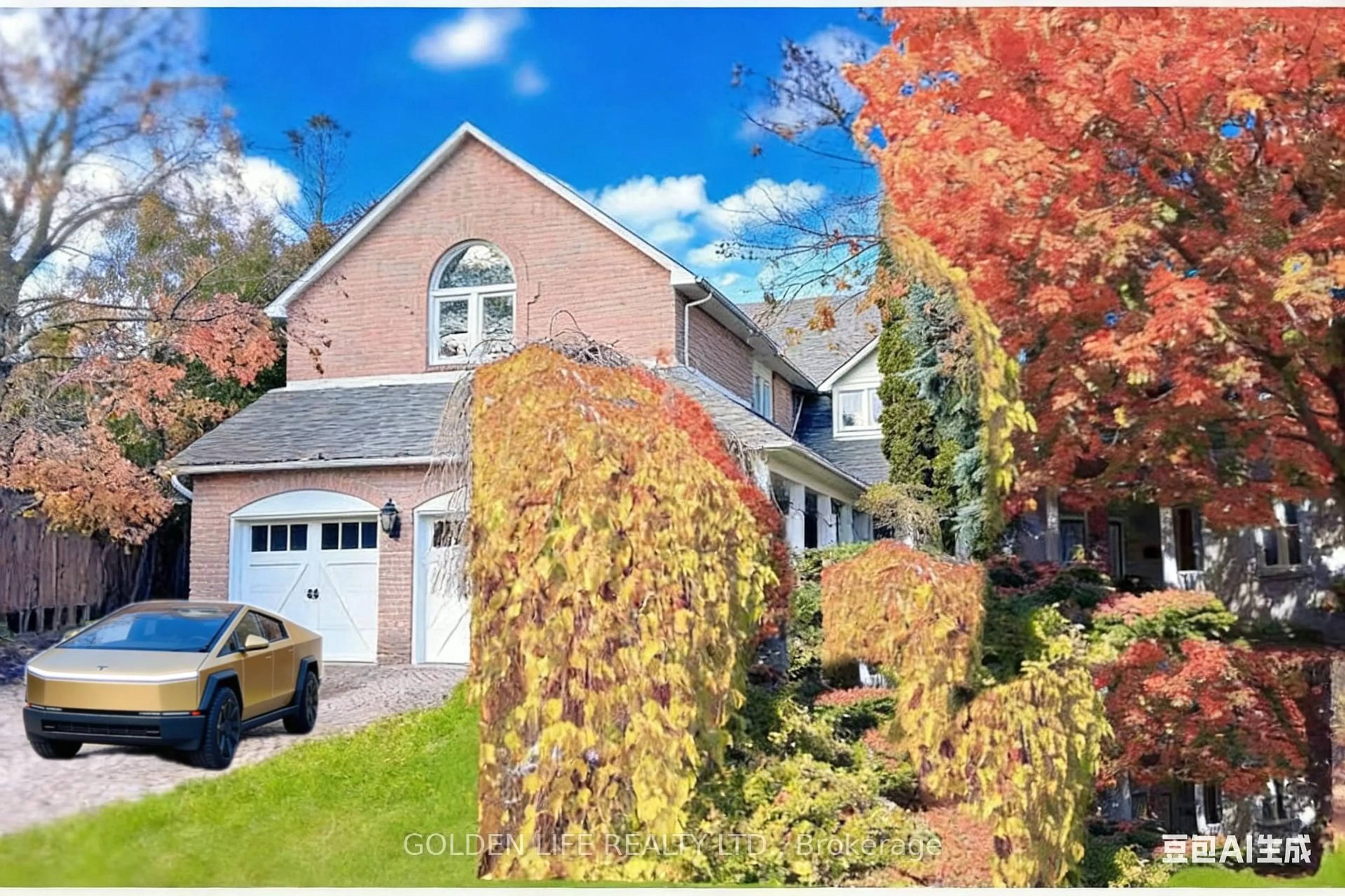 Home with brick exterior material, street for 62 Longwater Chse, Markham Ontario L3R 4A8