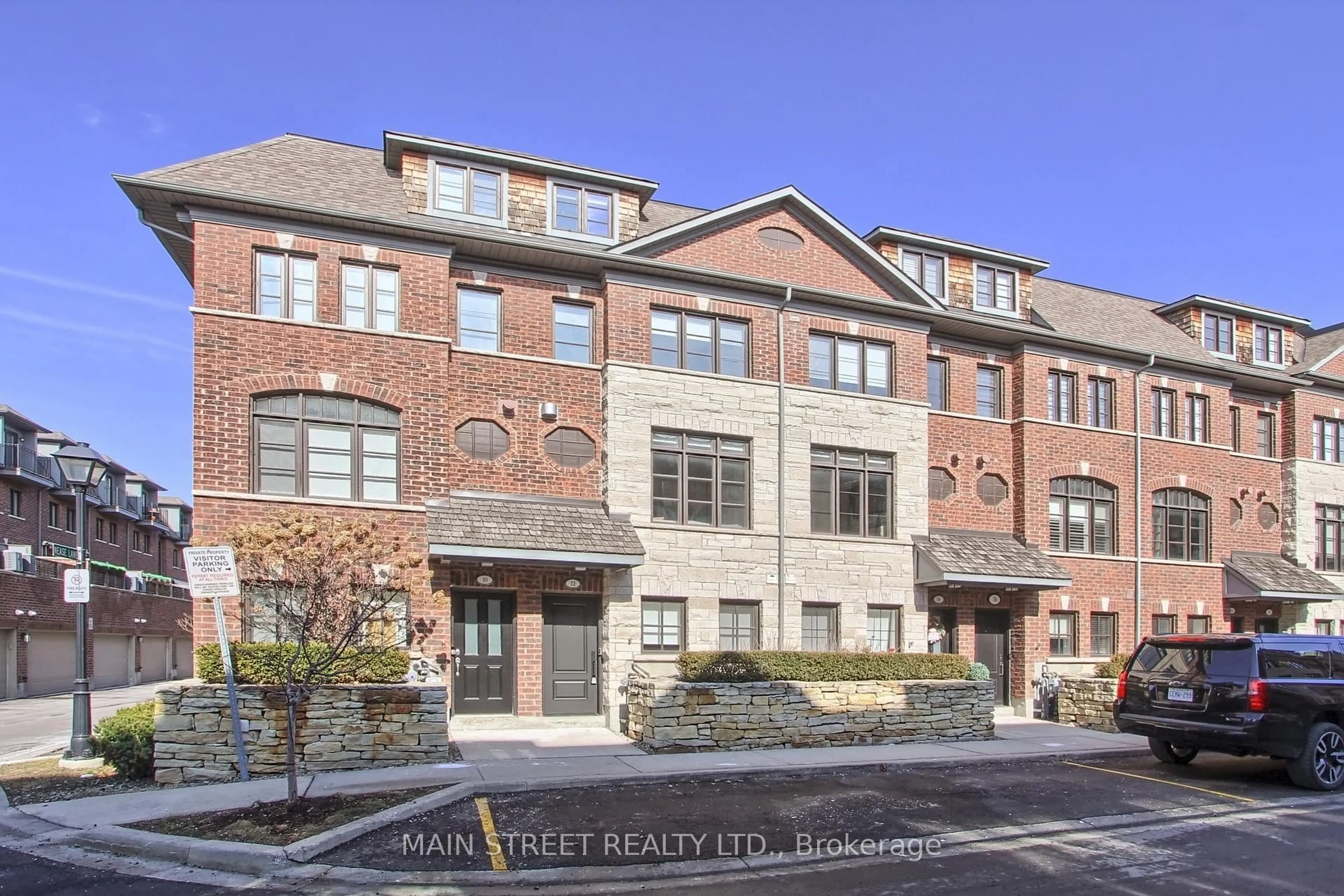 Home with brick exterior material, street for 12 Powseland Cres #27, Vaughan Ontario L4L 0C5