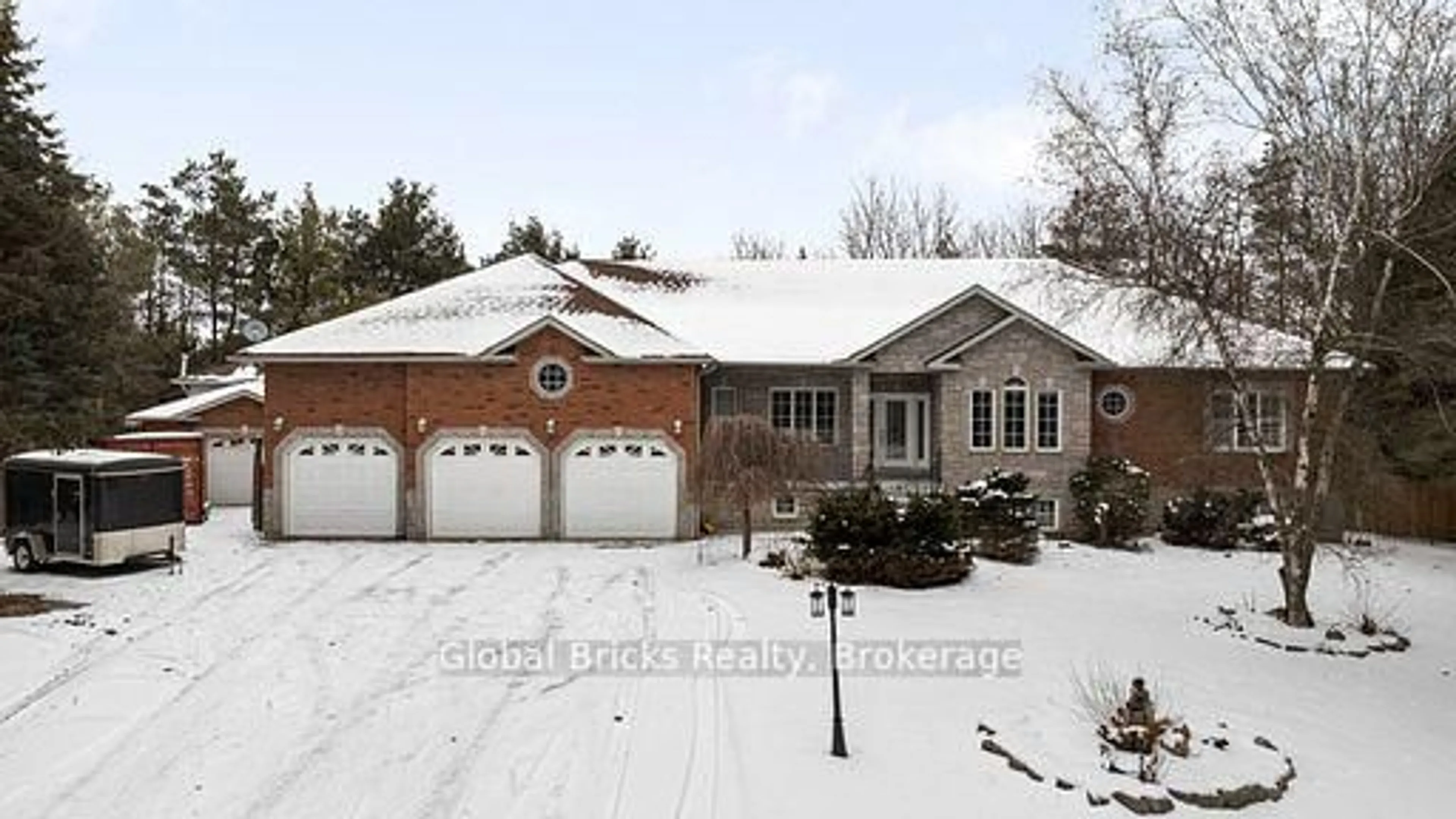 Home with brick exterior material, street for 14 Fisher Dr, Adjala-Tosorontio Ontario L0M 1J0