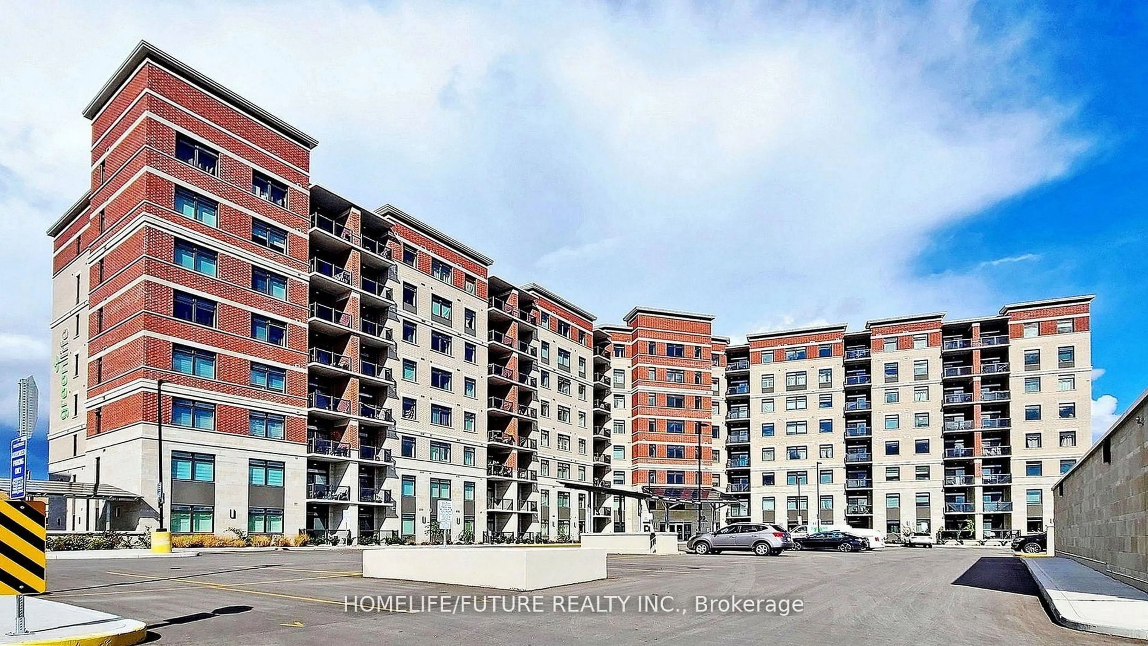 A pic from outside/outdoor area/front of a property/back of a property/a pic from drone, building for 39 New Delhi Dr #809, Markham Ontario L3S 0E1