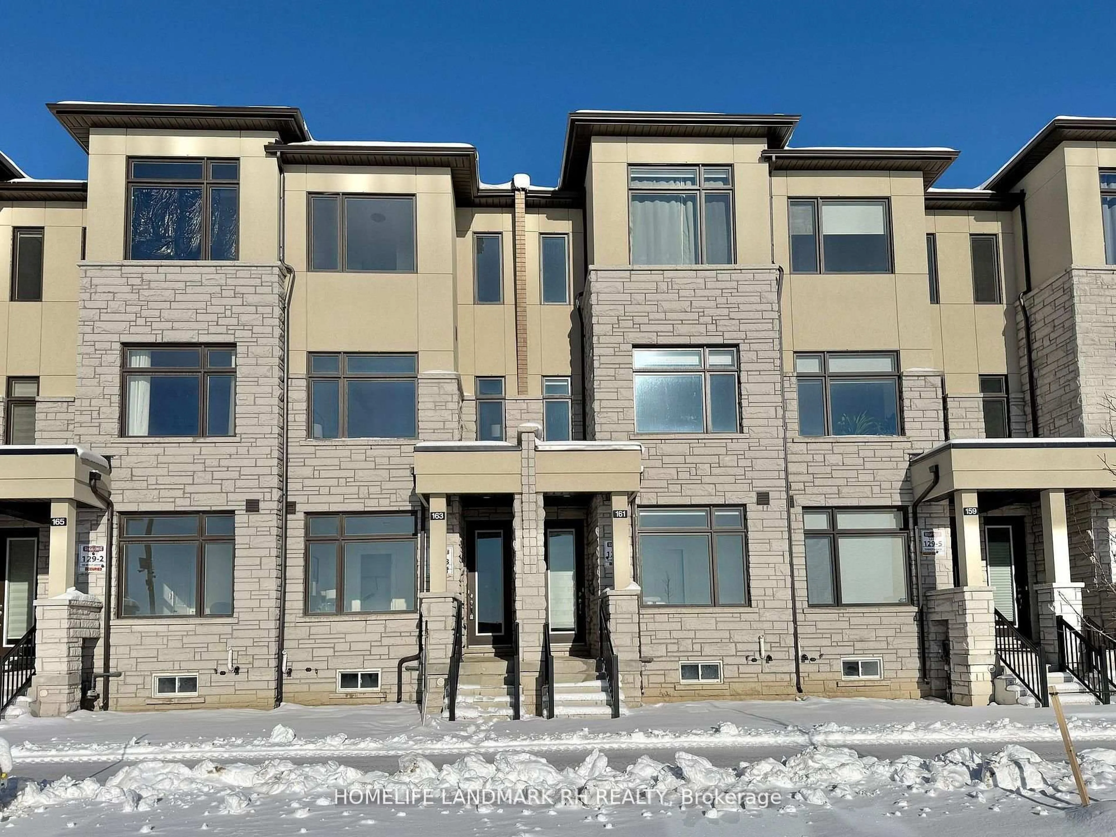 Home with brick exterior material, building for 163 Berczy Green Dr, Markham Ontario L6C 3P5