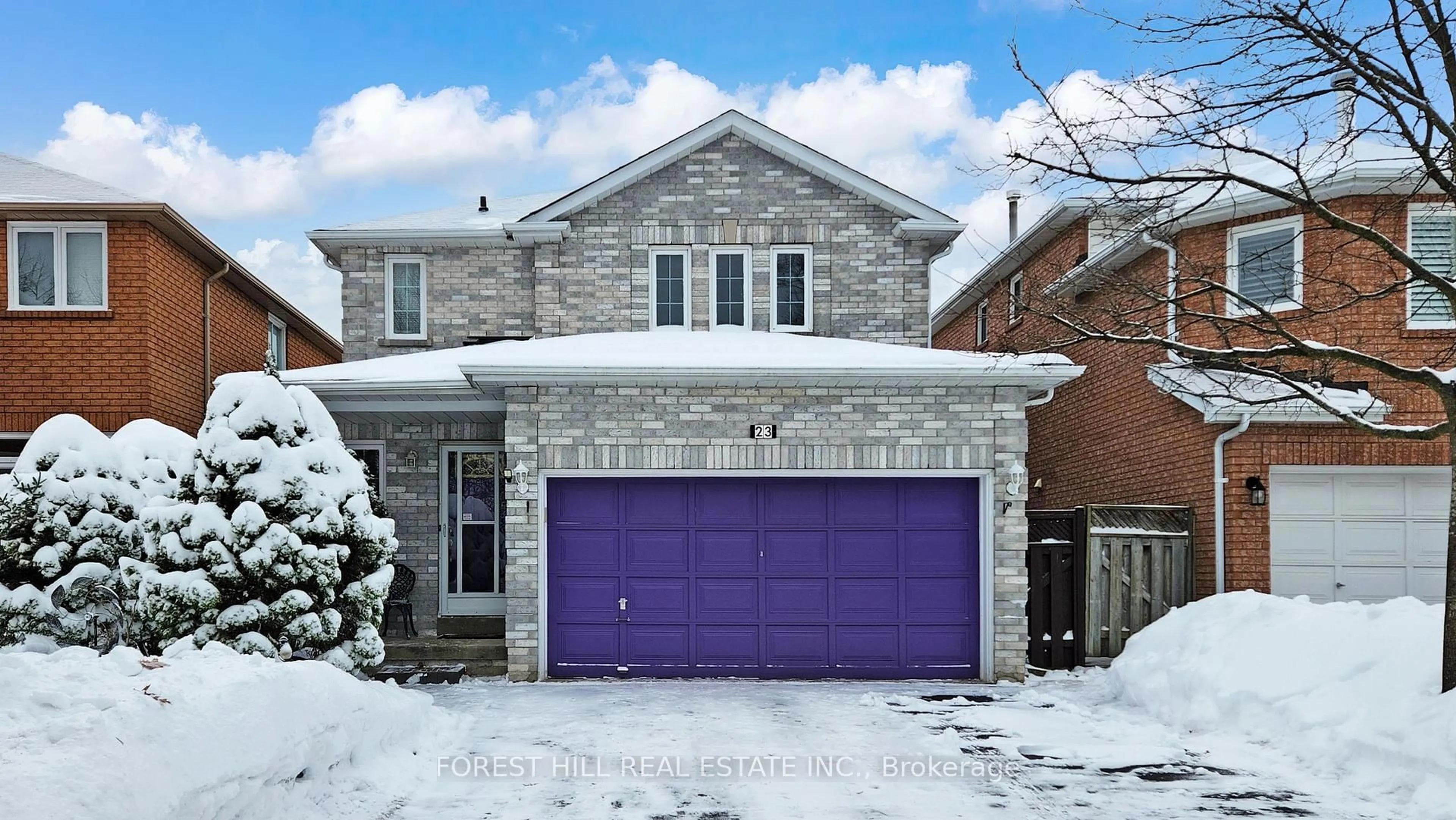 Home with brick exterior material, street for 23 Red Rock Dr, Richmond Hill Ontario L4C 0E4