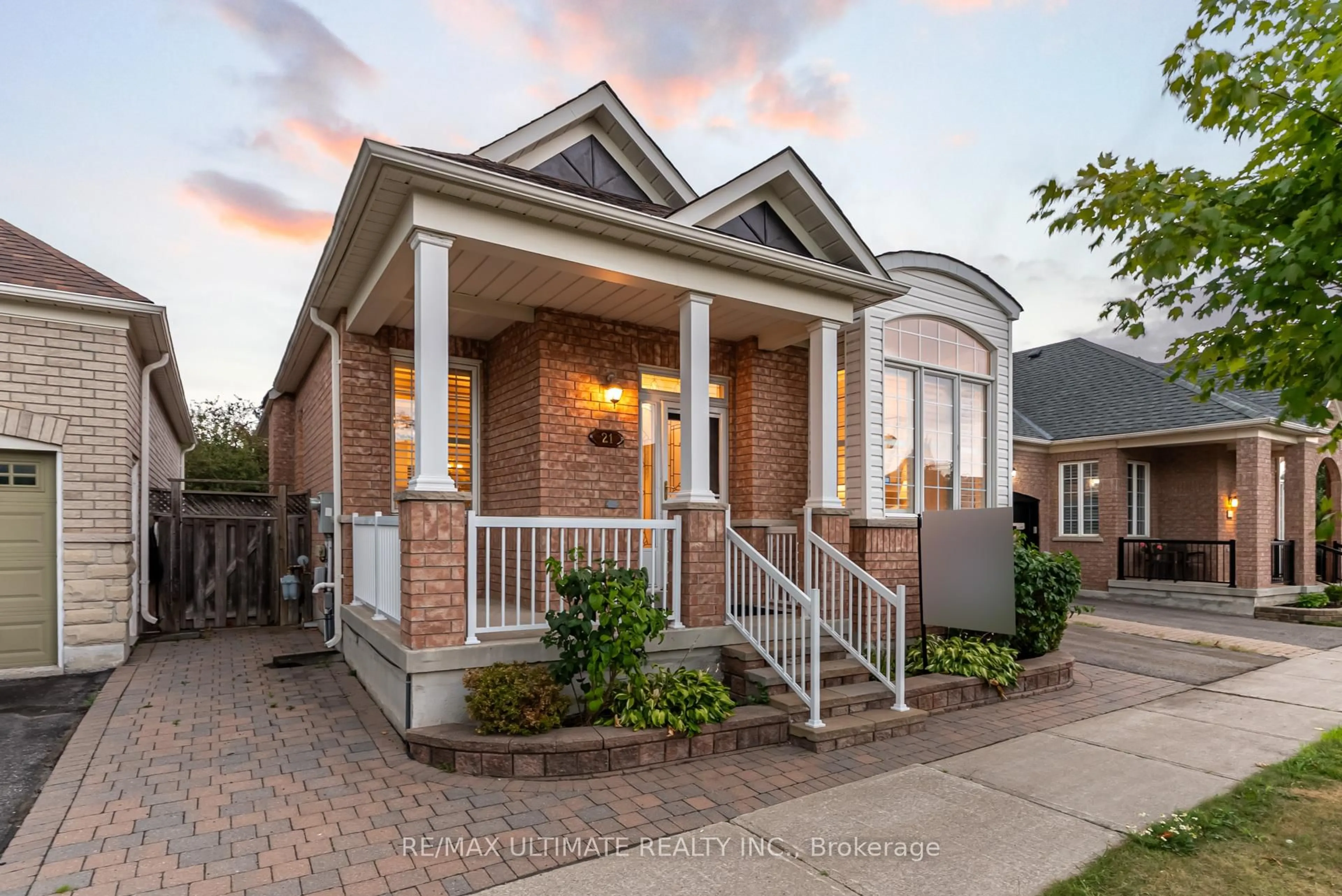 Home with brick exterior material, street for 21 Delray Dr, Markham Ontario L6E 1L9
