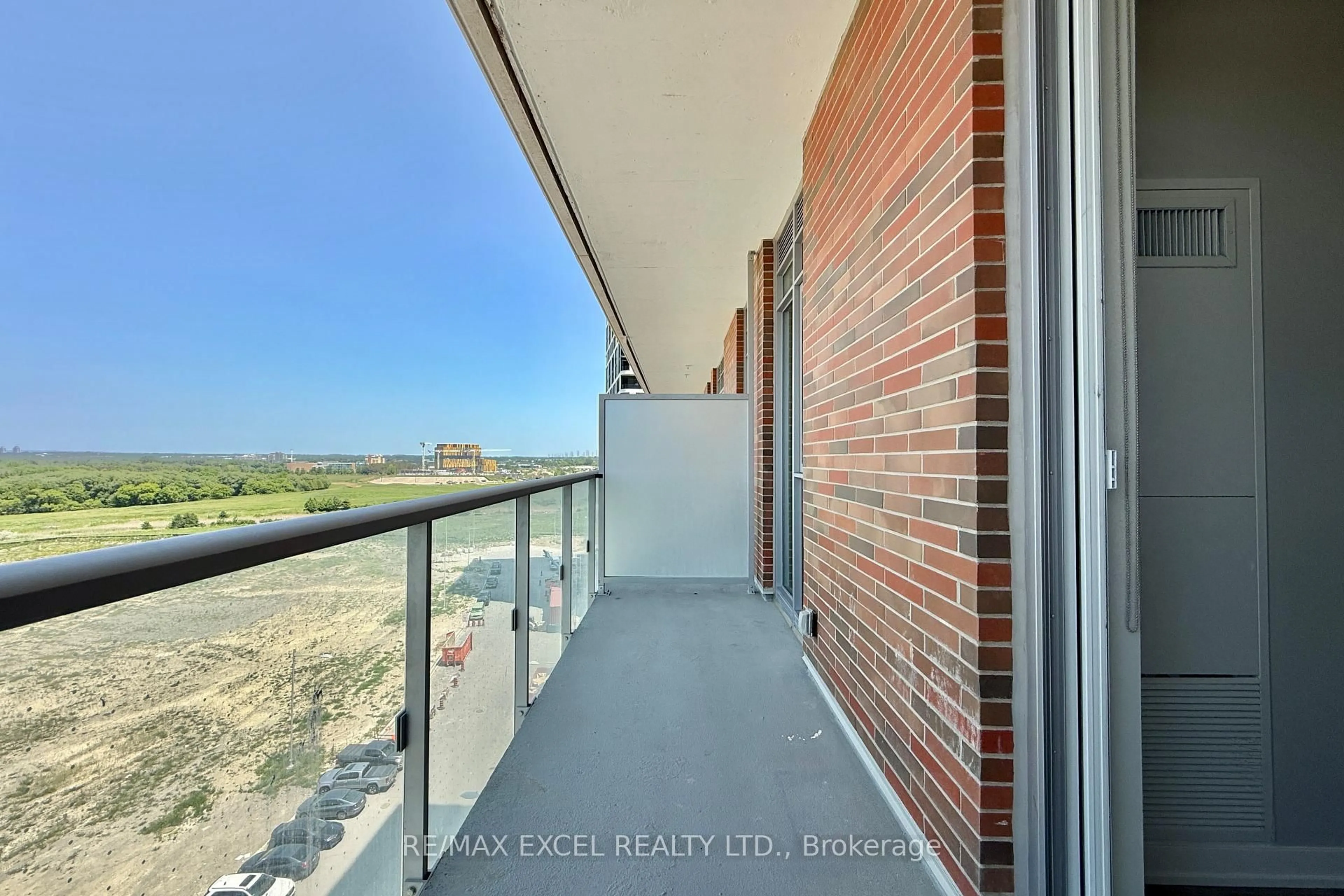 Balcony in the apartment, water/lake/river/ocean view for 292 Verdale Crossing #1007, Markham Ontario L6G 0H6