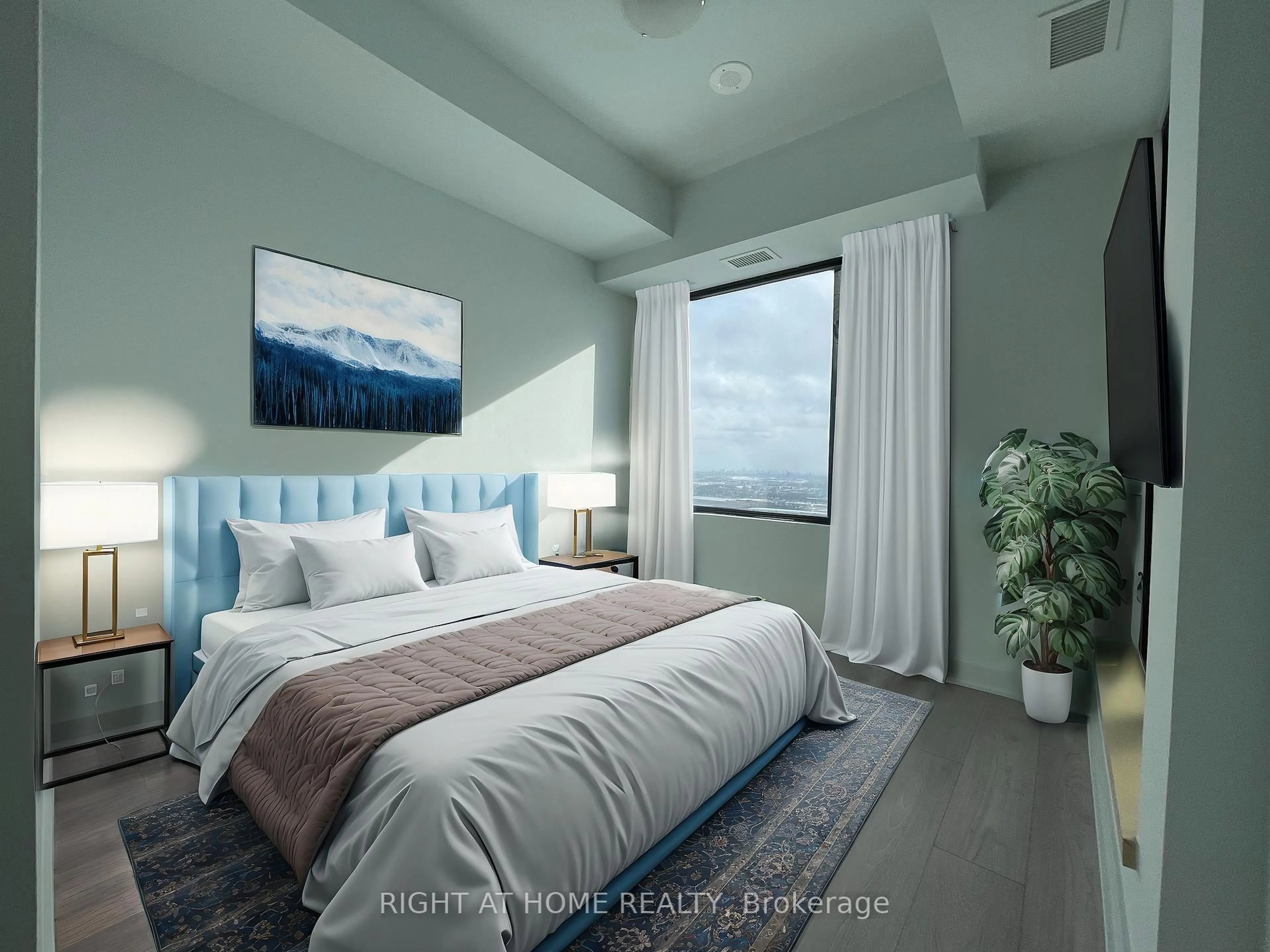 Bedroom with bed, unknown for 2920 Highway 7 #4403, Vaughan Ontario L4K 0P4