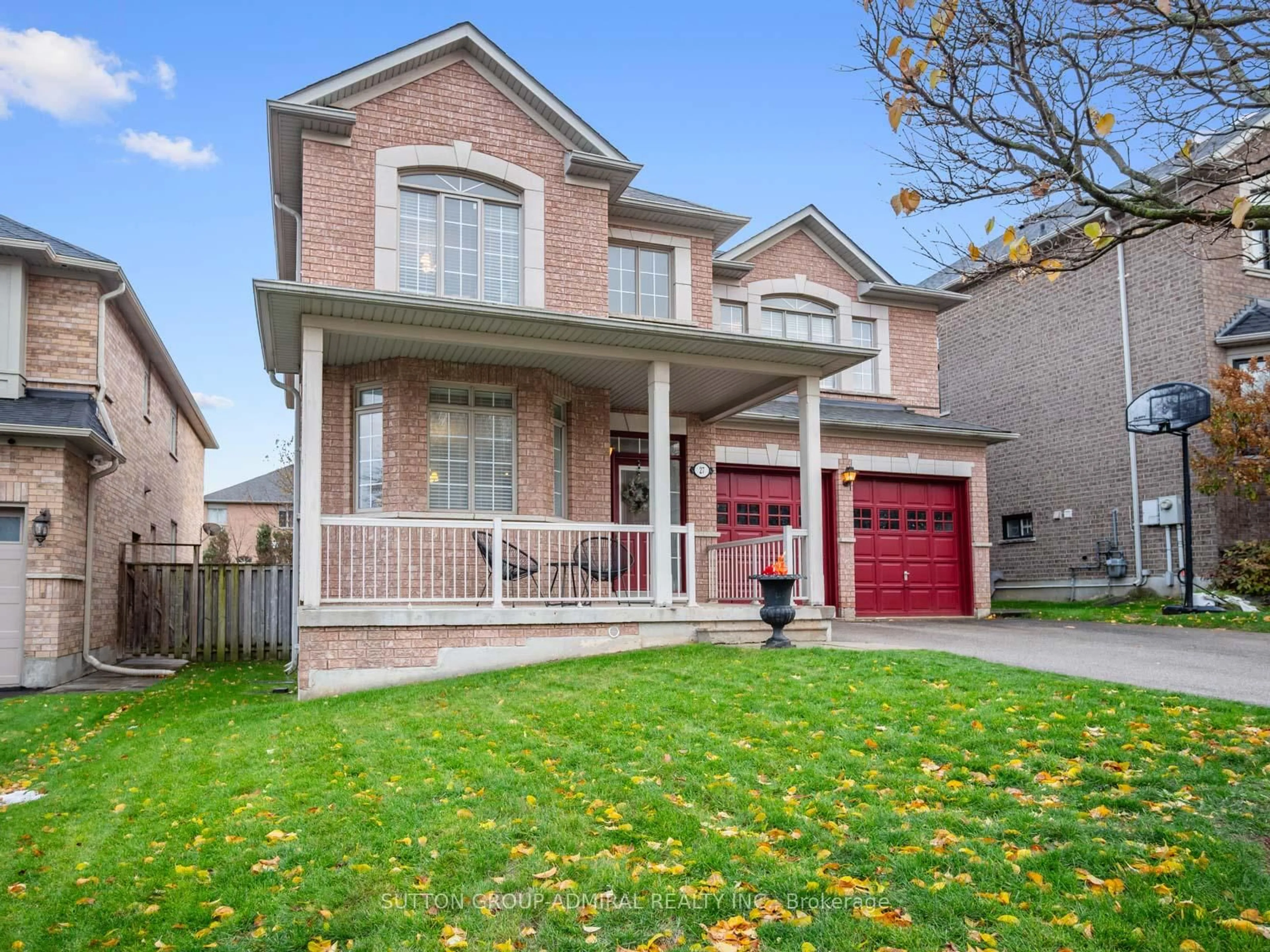 Home with brick exterior material, street for 27 Cortese Terr, Vaughan Ontario L4J 8S4