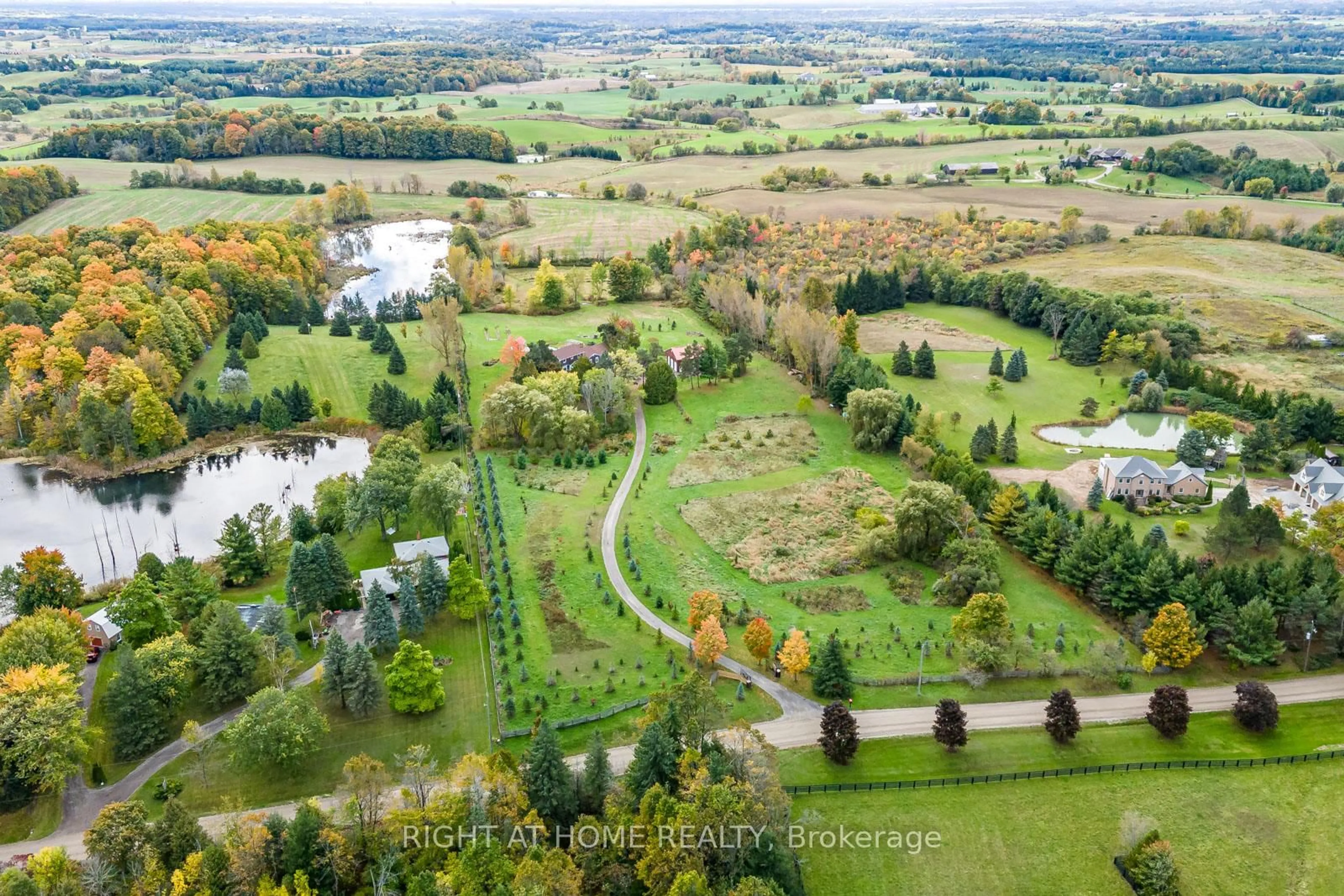 A pic from outside/outdoor area/front of a property/back of a property/a pic from drone, forest/trees view for 7975 18th Sdrd, King Ontario L0G 1T0