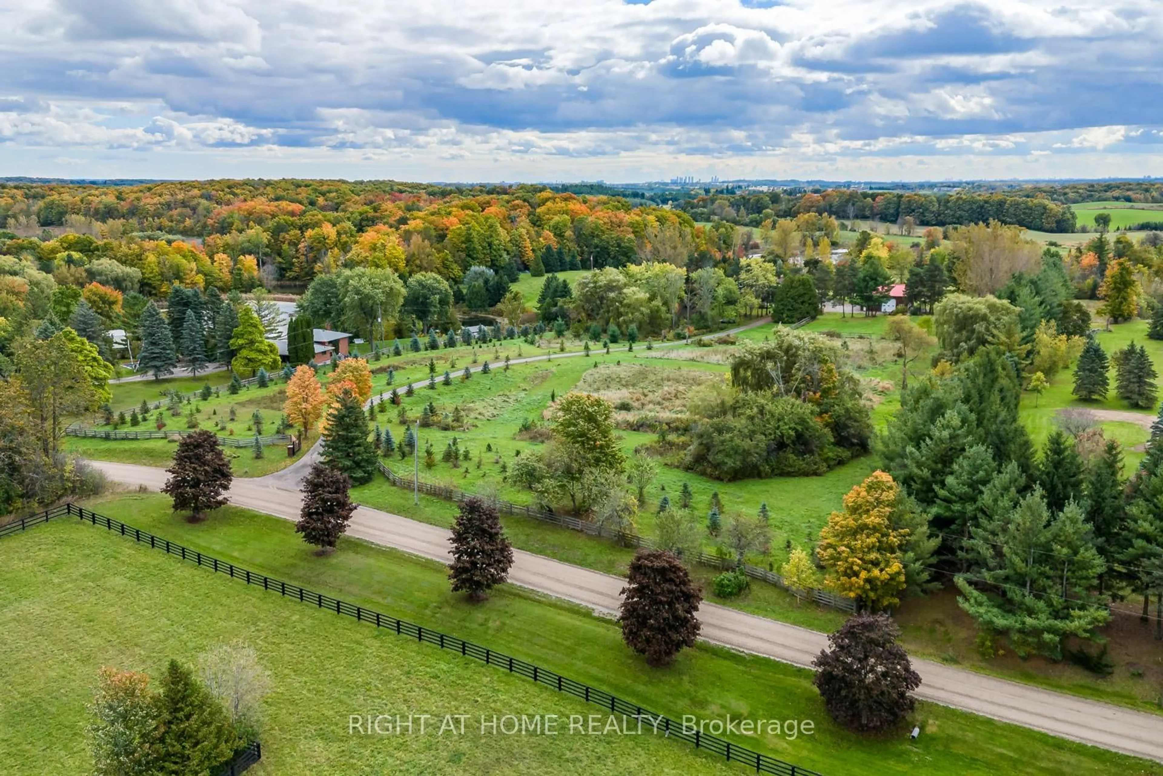A pic from outside/outdoor area/front of a property/back of a property/a pic from drone, forest/trees view for 7975 18th Sdrd, King Ontario L0G 1T0