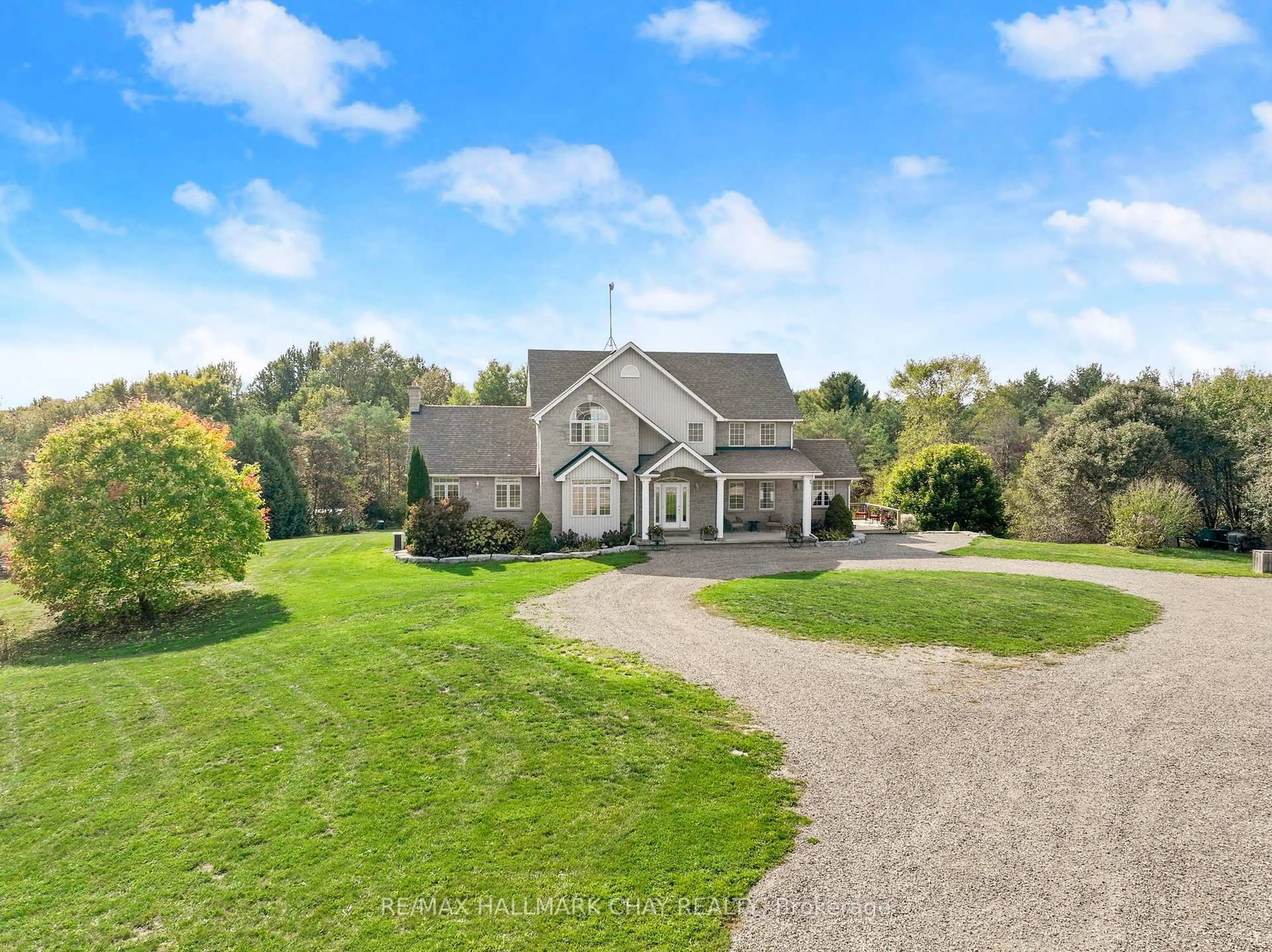 A pic from outside/outdoor area/front of a property/back of a property/a pic from drone, unknown for 4146 Concession 7 Rd, Adjala-Tosorontio Ontario L0G 1L0