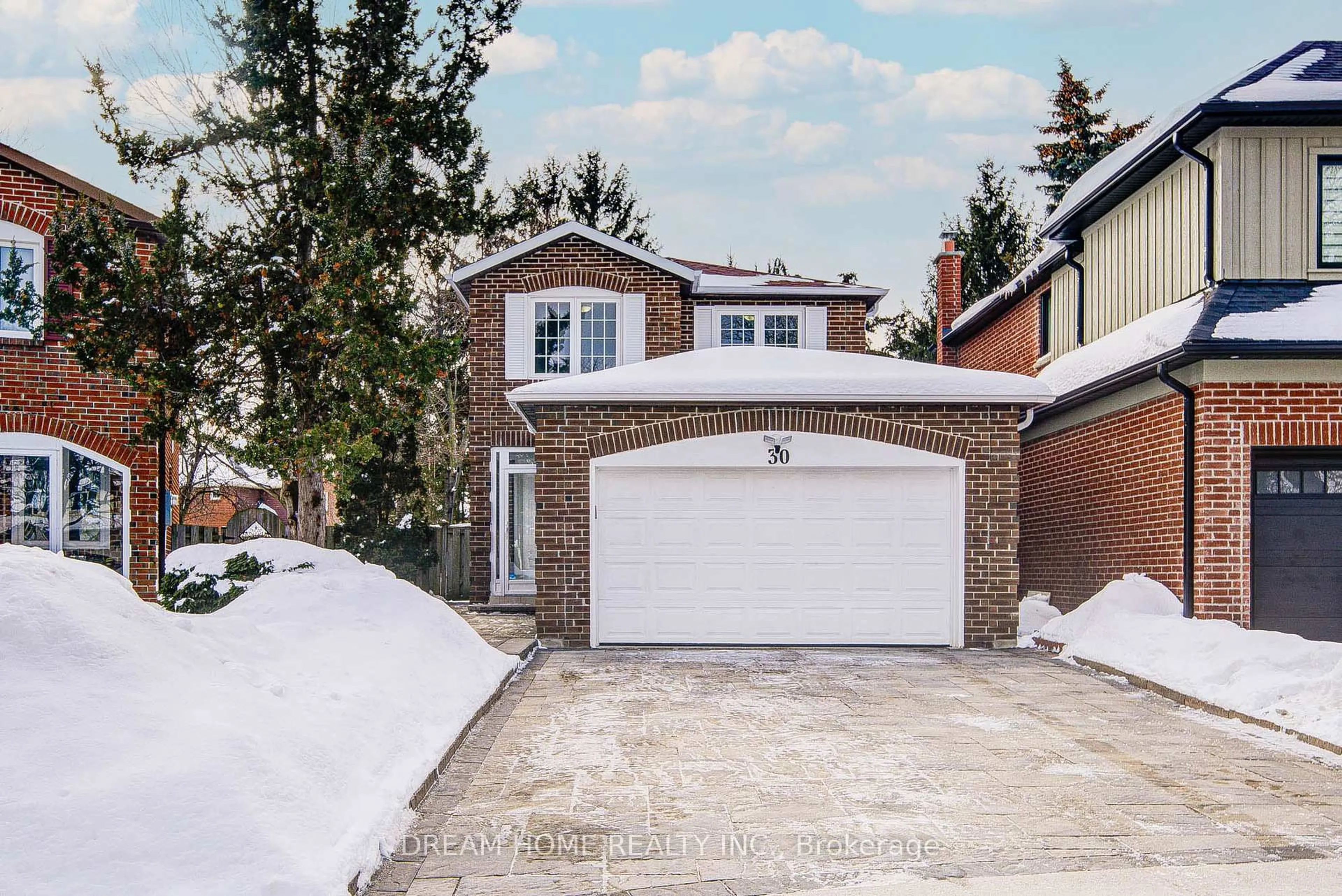 Home with brick exterior material, street for 30 Marlow Cres, Markham Ontario L3R 4P5