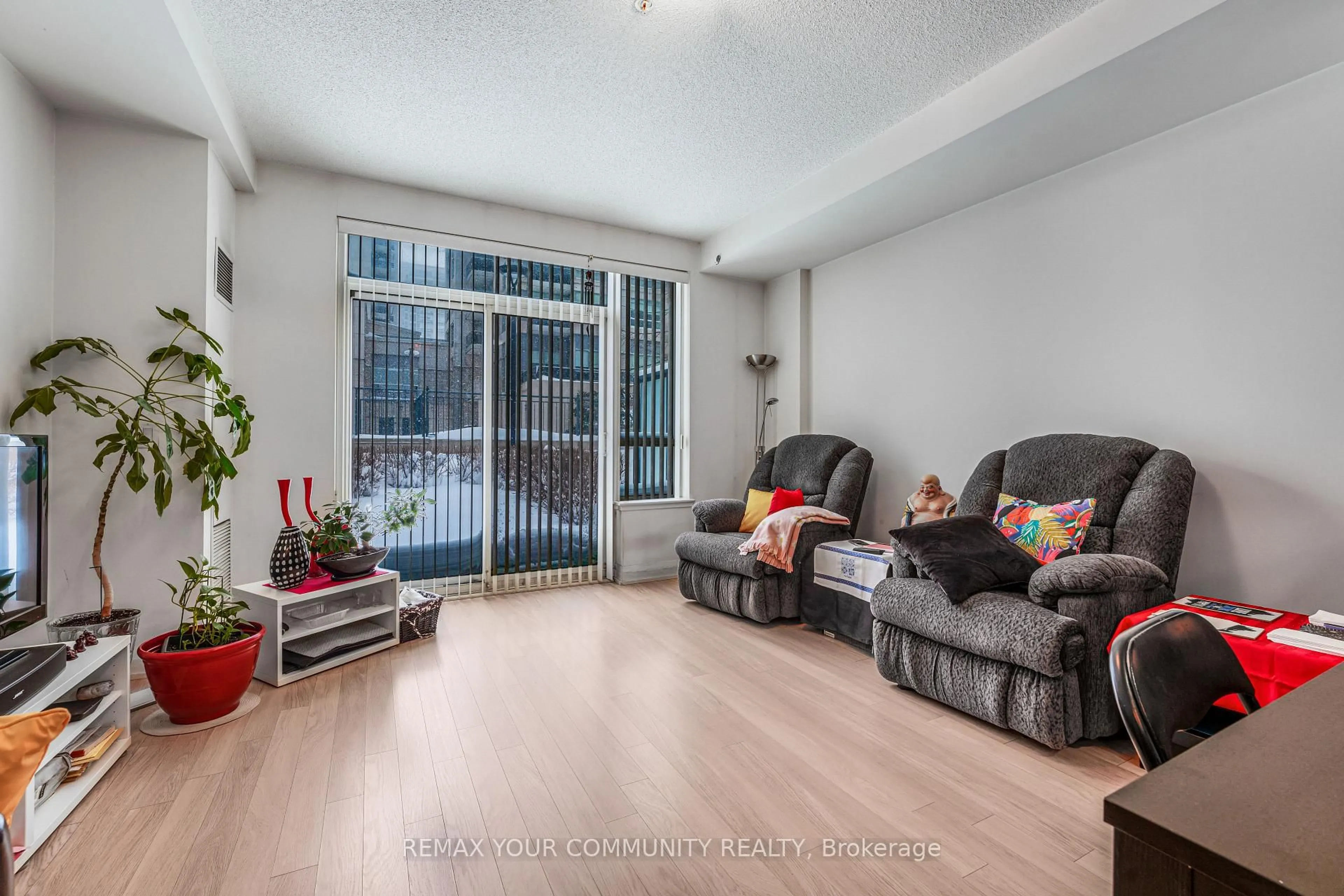 Living room with furniture, unknown for 75 North Park Rd #108, Vaughan Ontario L4J 0H8