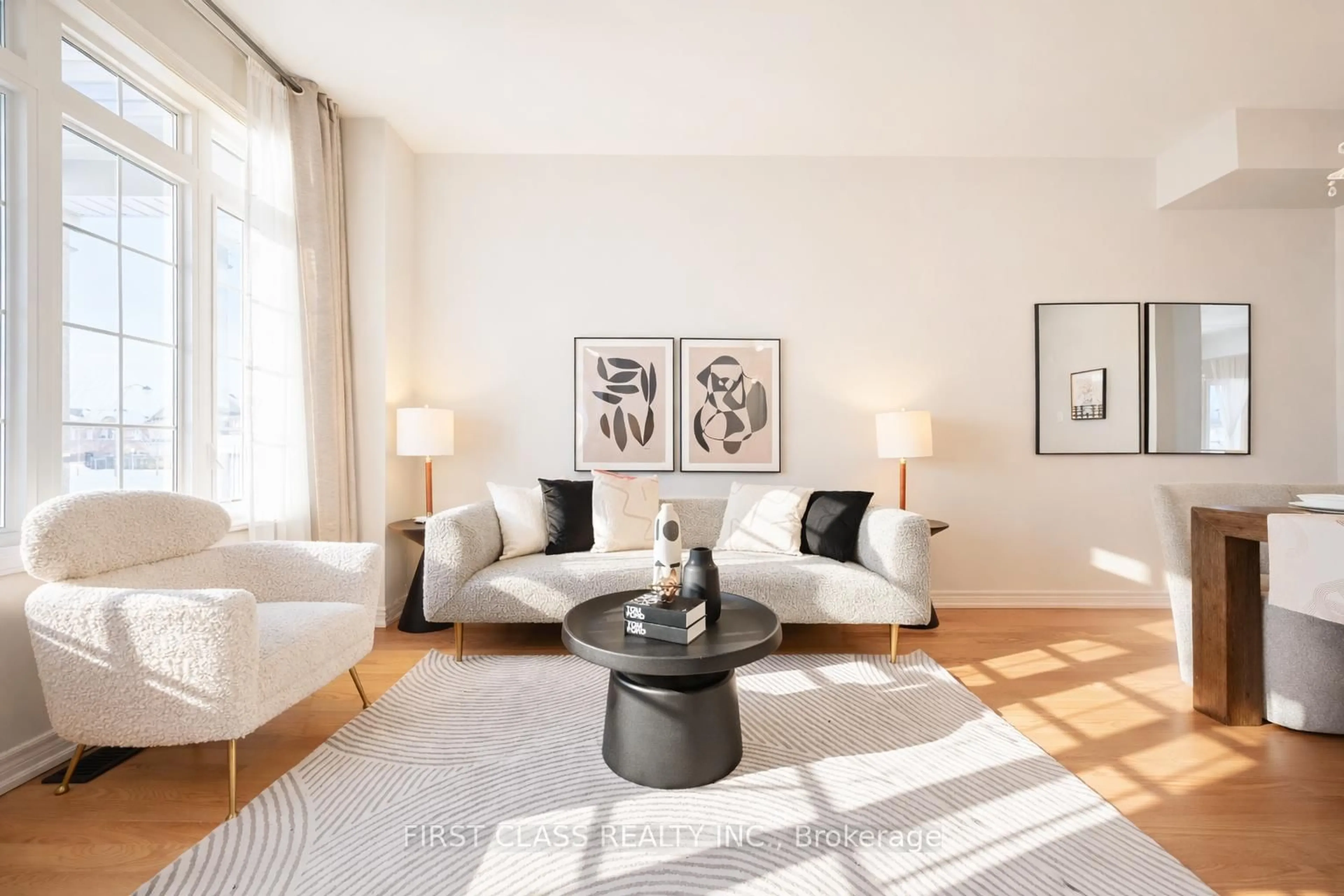 Living room with furniture, unknown for 8 Elphee Lane, Markham Ontario L6B 0Z5