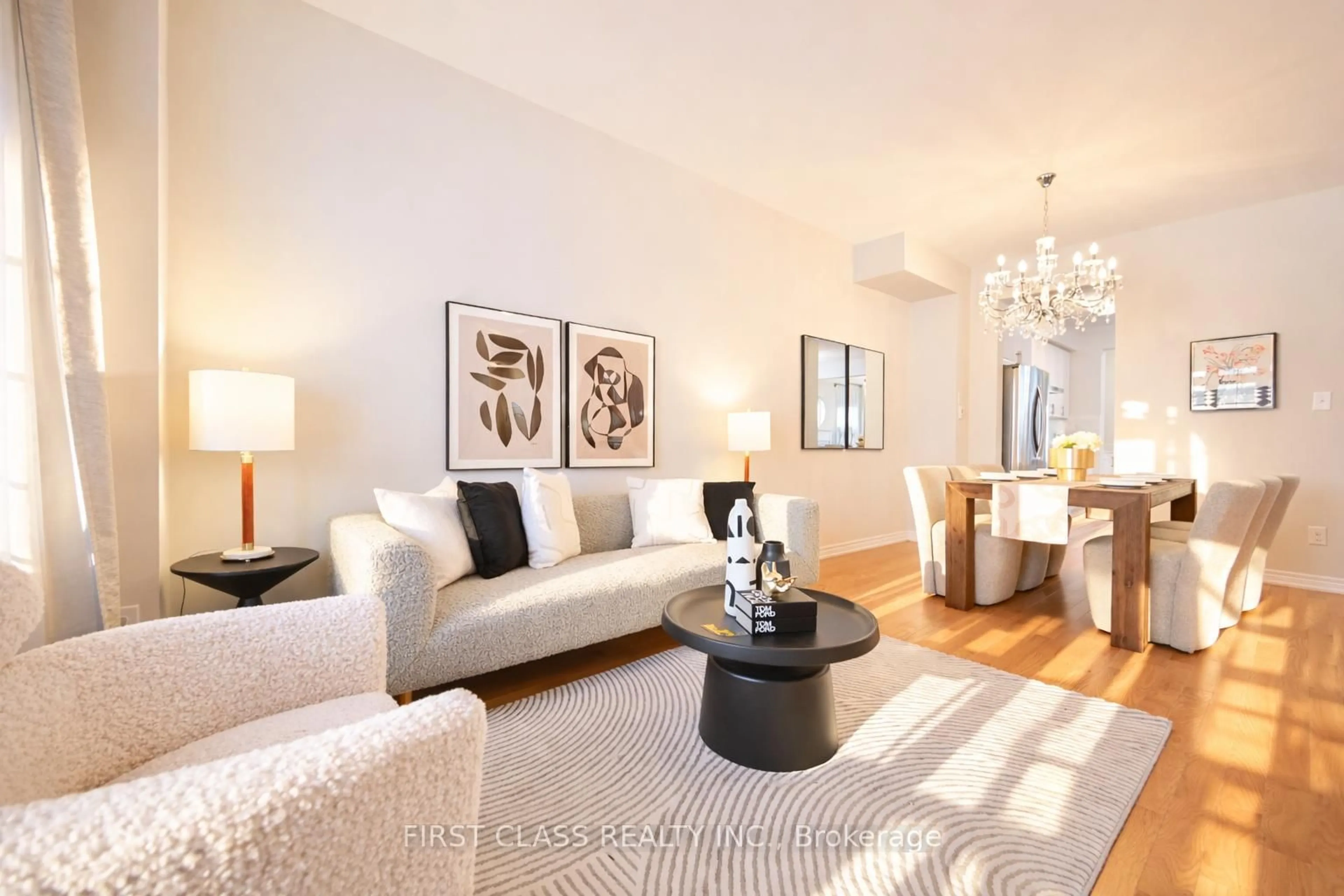 Living room with furniture, unknown for 8 Elphee Lane, Markham Ontario L6B 0Z5