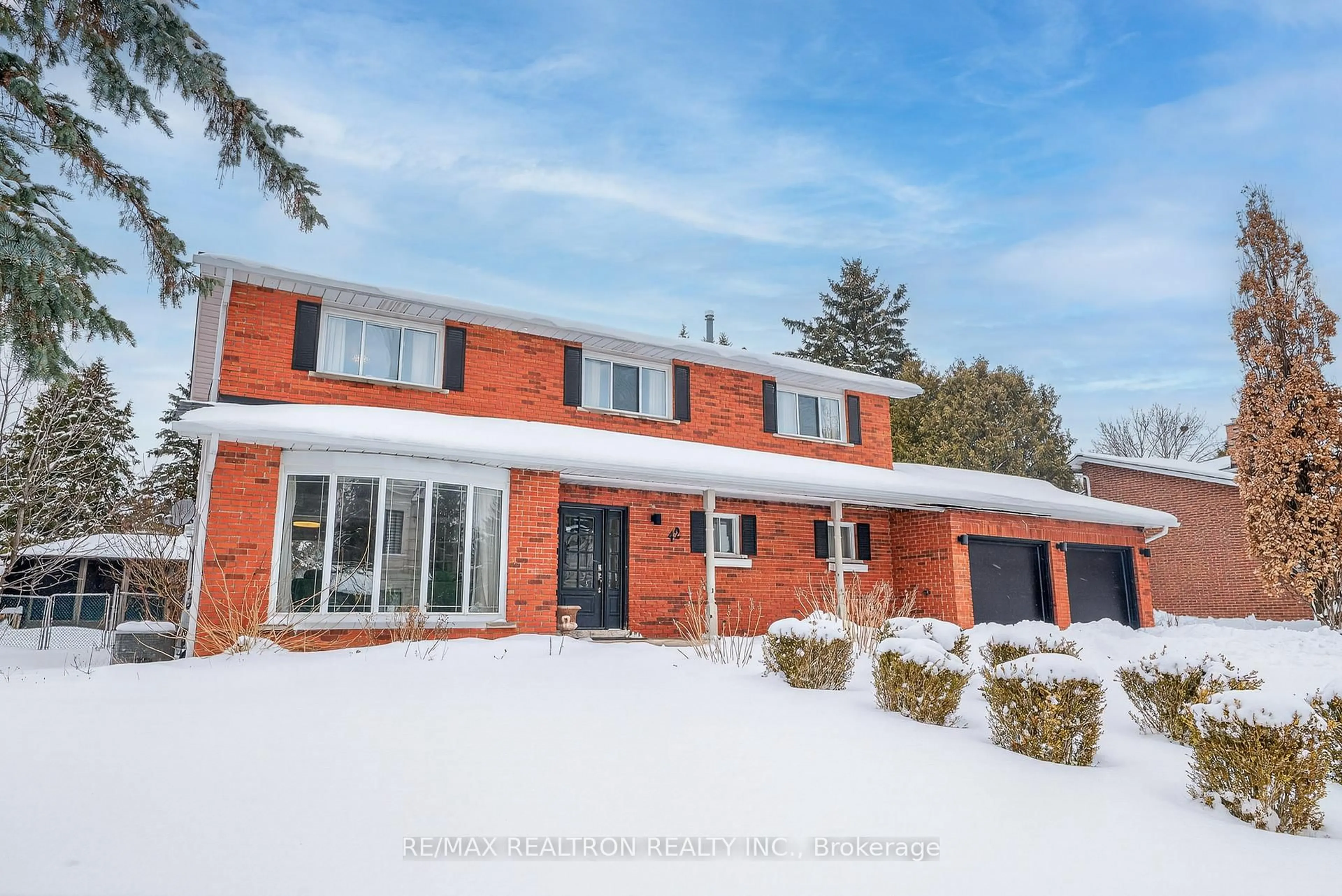 Home with brick exterior material, street for 42 Blackforest Dr, Richmond Hill Ontario L4E 2N6
