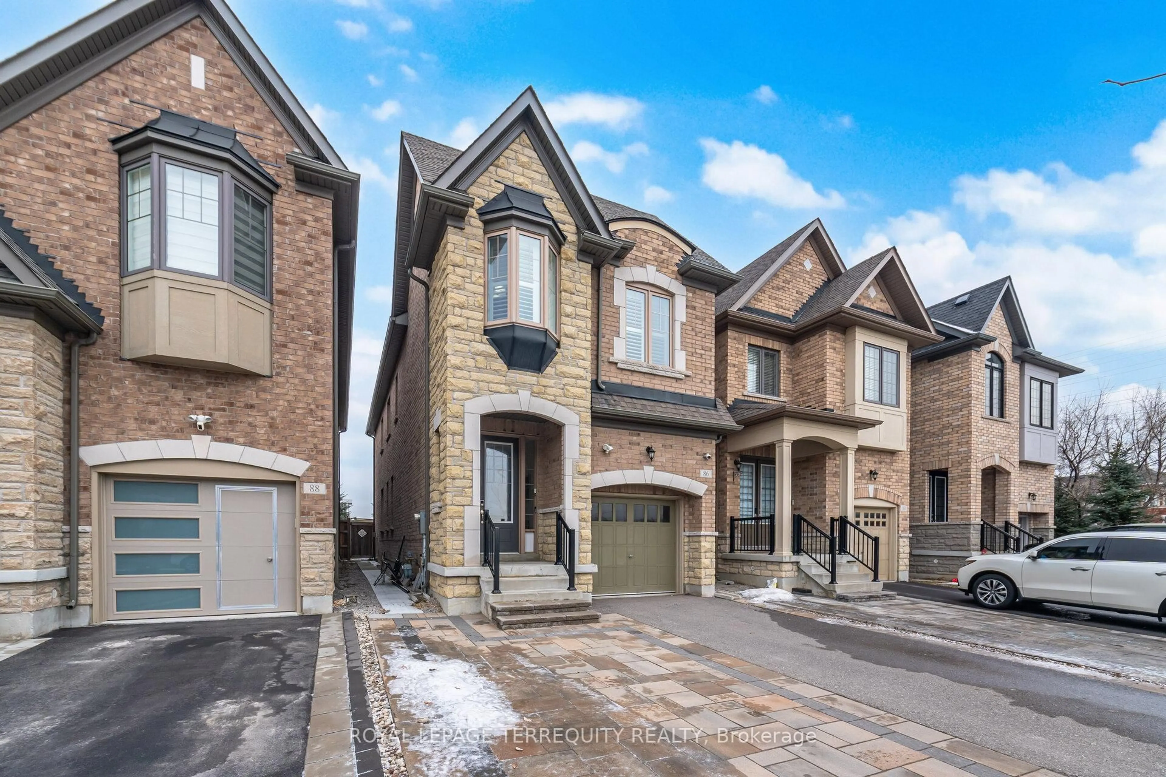 Home with brick exterior material, street for 86 Hatton Garden Rd, Vaughan Ontario L4H 3P8