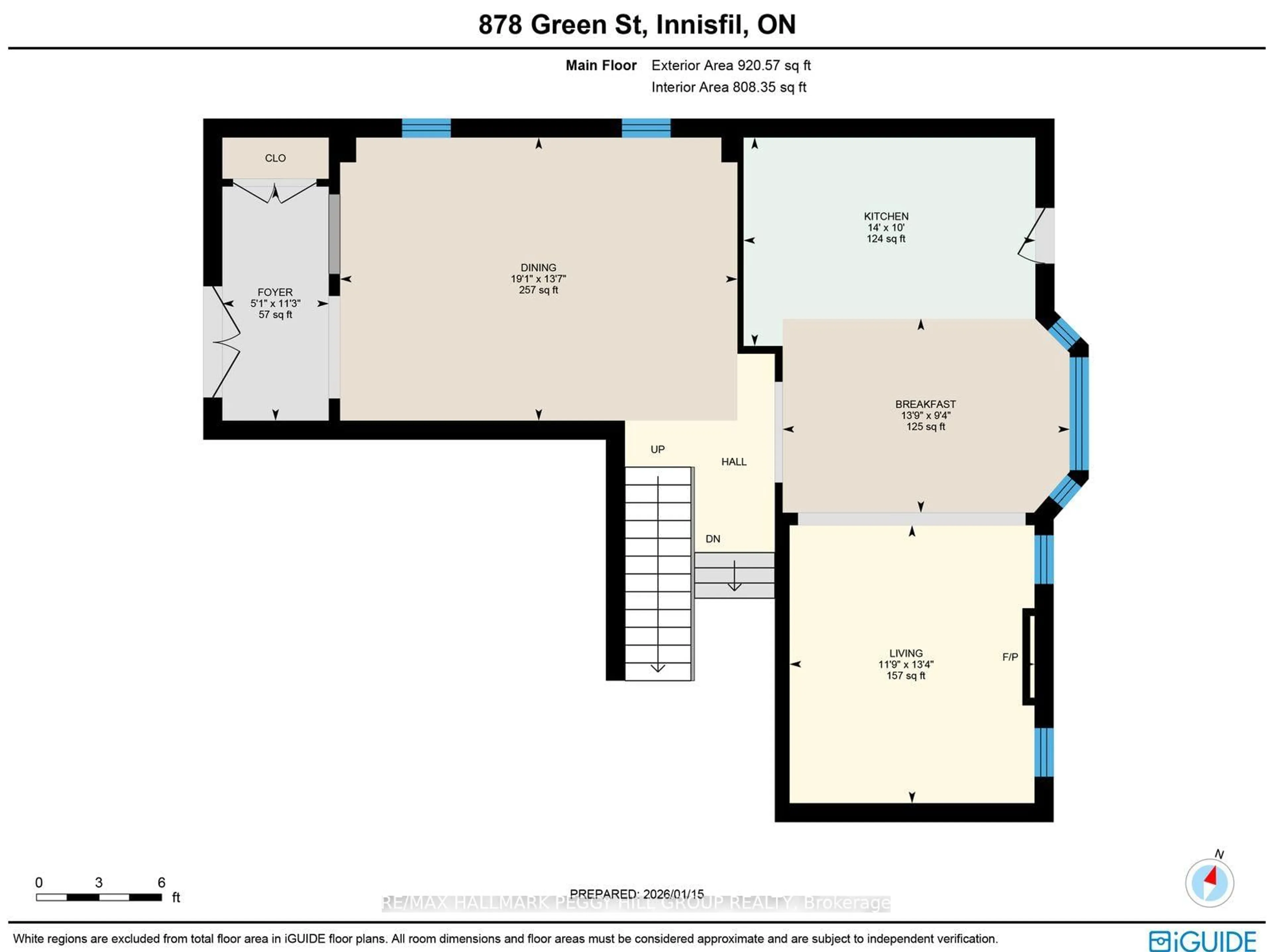 Floor plan for 878 Green St, Innisfil Ontario L0L 1W0
