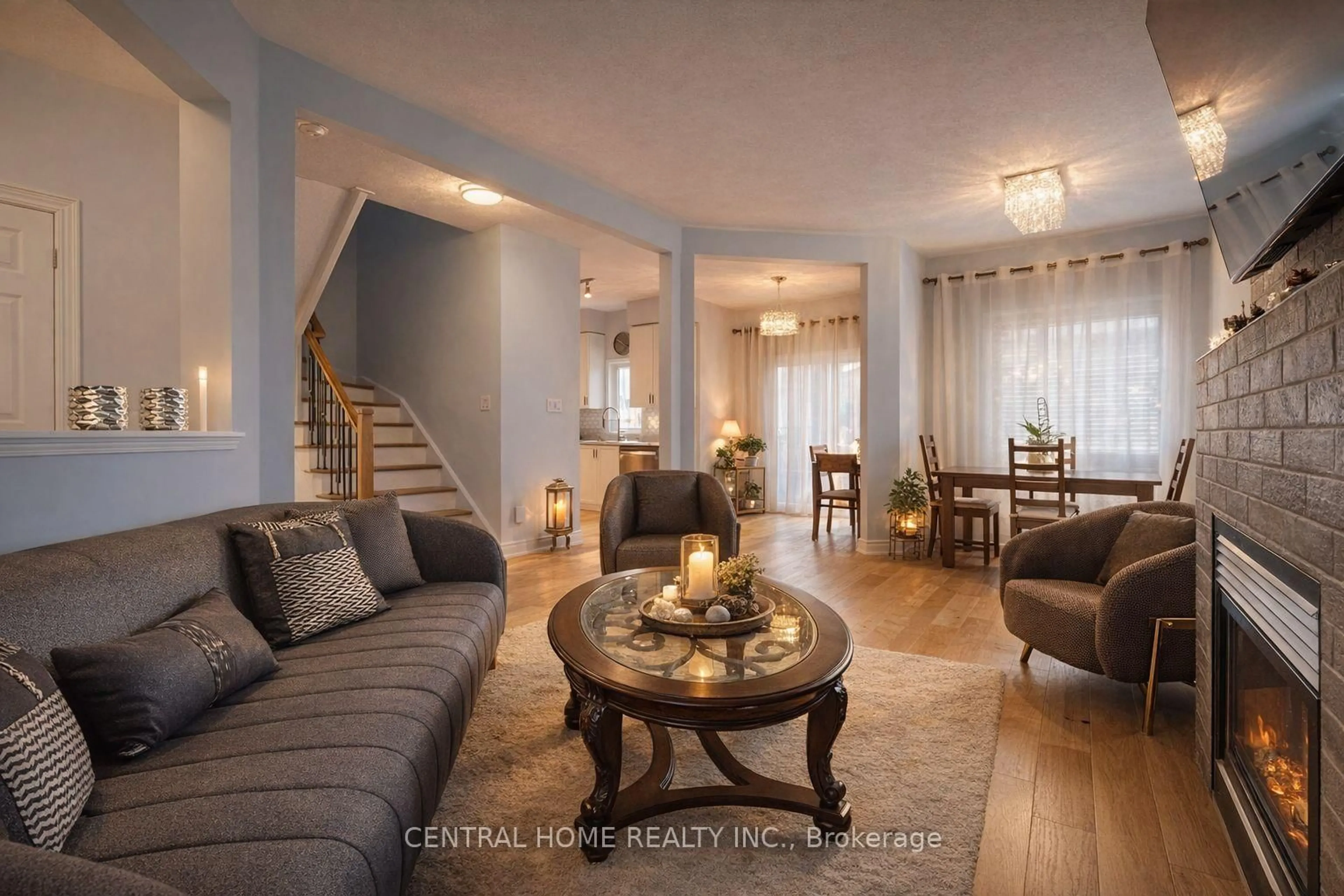 Living room with furniture, unknown for 401 Cranston Park Ave, Vaughan Ontario L6A 2R8