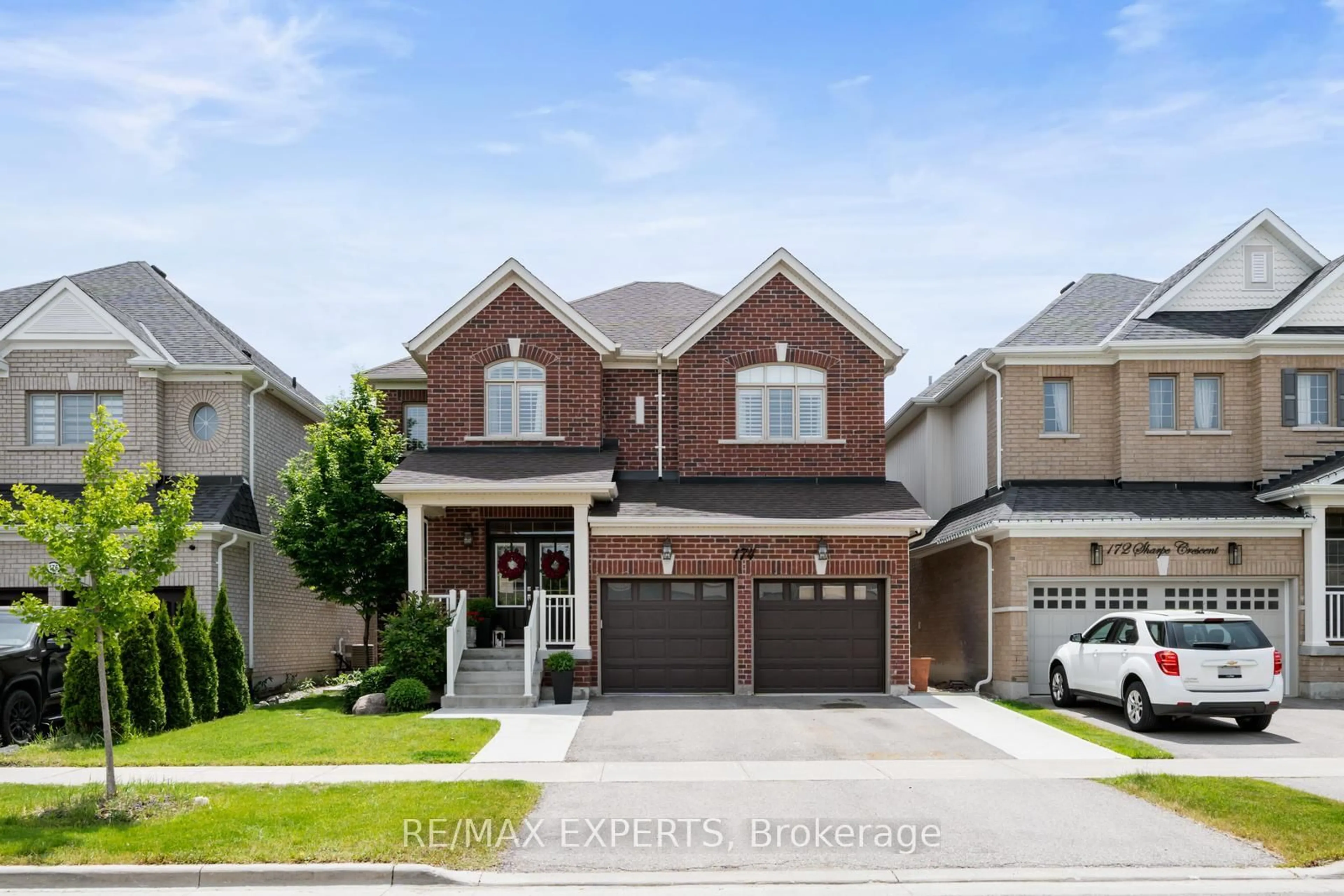 Home with brick exterior material, street for 174 Sharpe Cres, New Tecumseth Ontario L0G 1W0