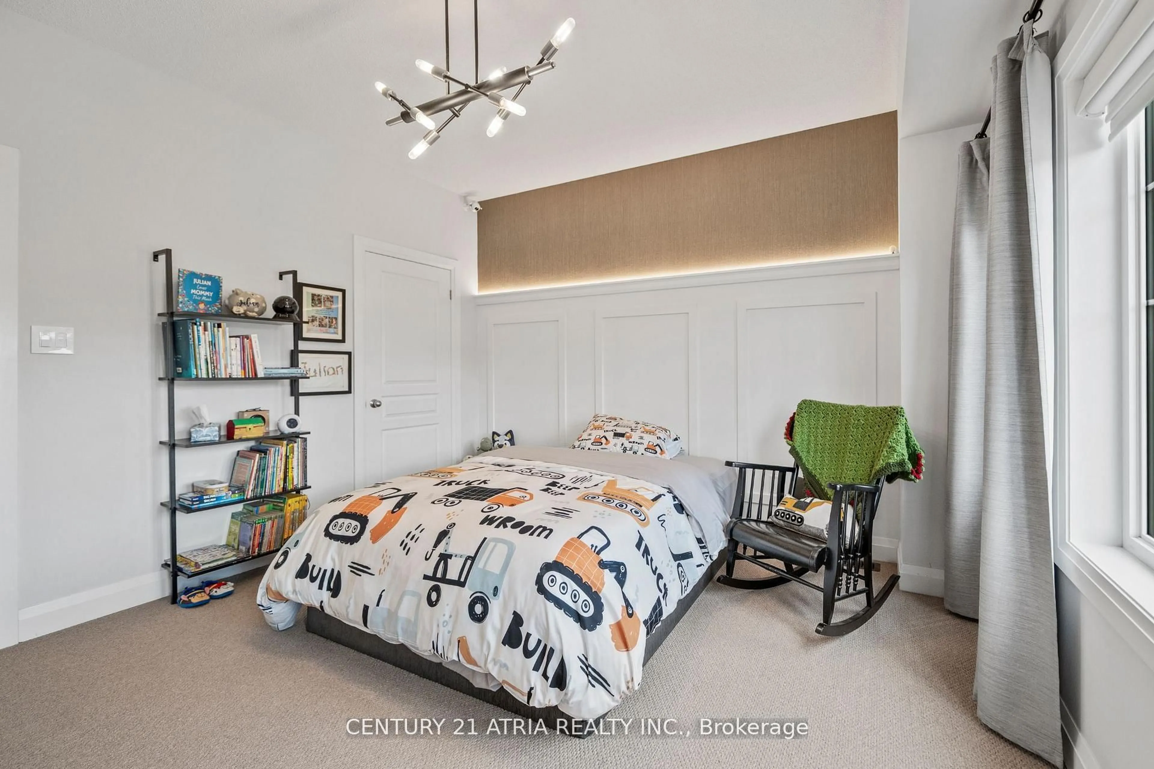 Bedroom with bed, unknown for 194 Kincardine St, Vaughan Ontario L4H 4J2