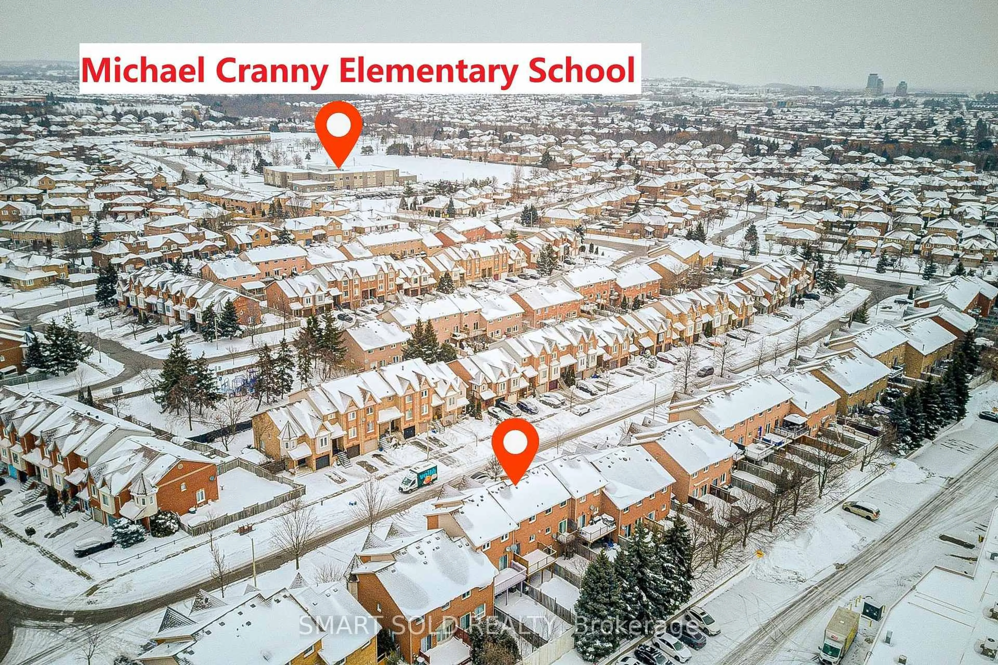 A pic from outside/outdoor area/front of a property/back of a property/a pic from drone, street for 65 Kelso Cres, Vaughan Ontario L6A 2C8