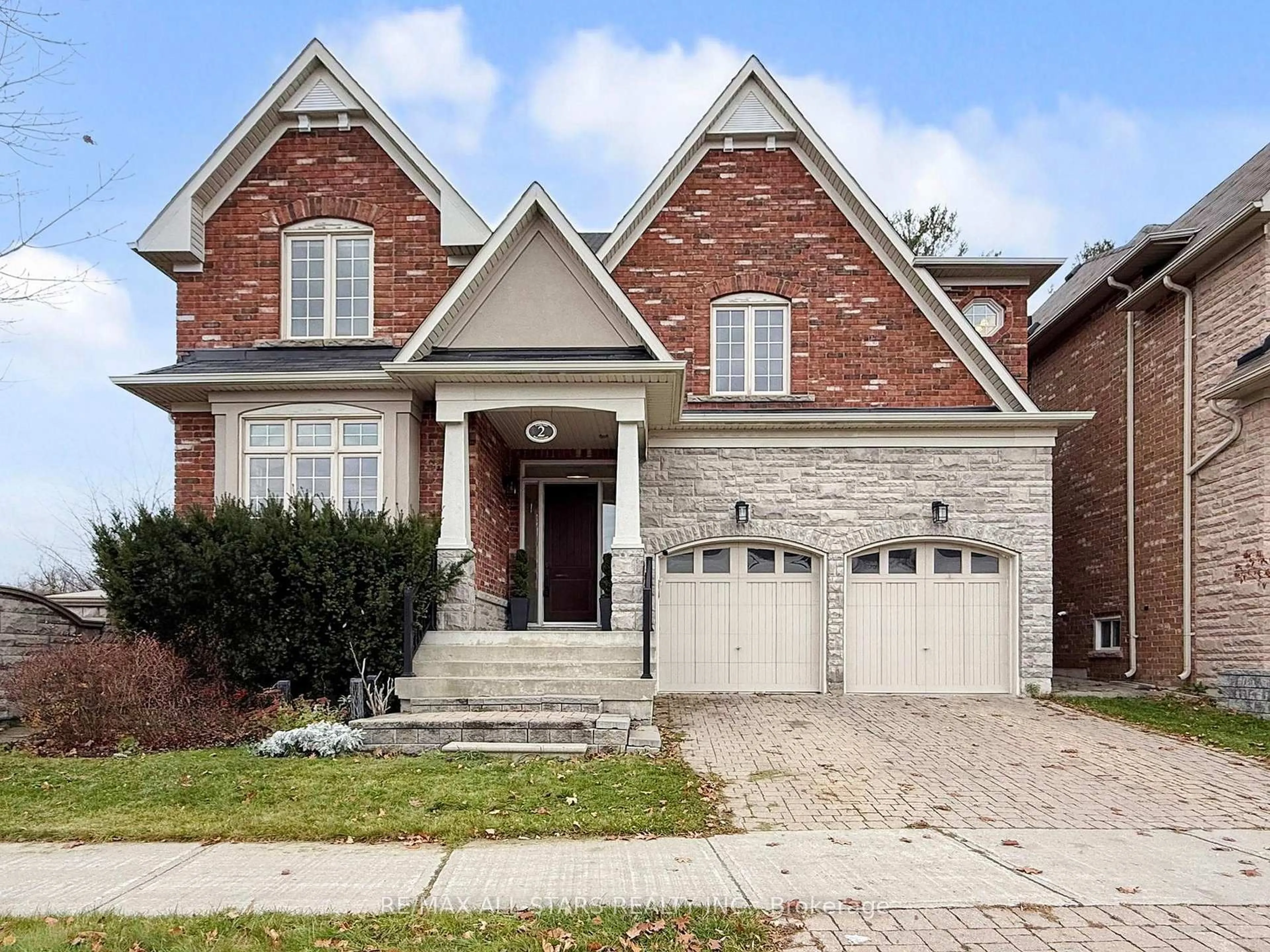 Home with brick exterior material, street for 2 Yorkton Blvd, Markham Ontario L6C 0J9