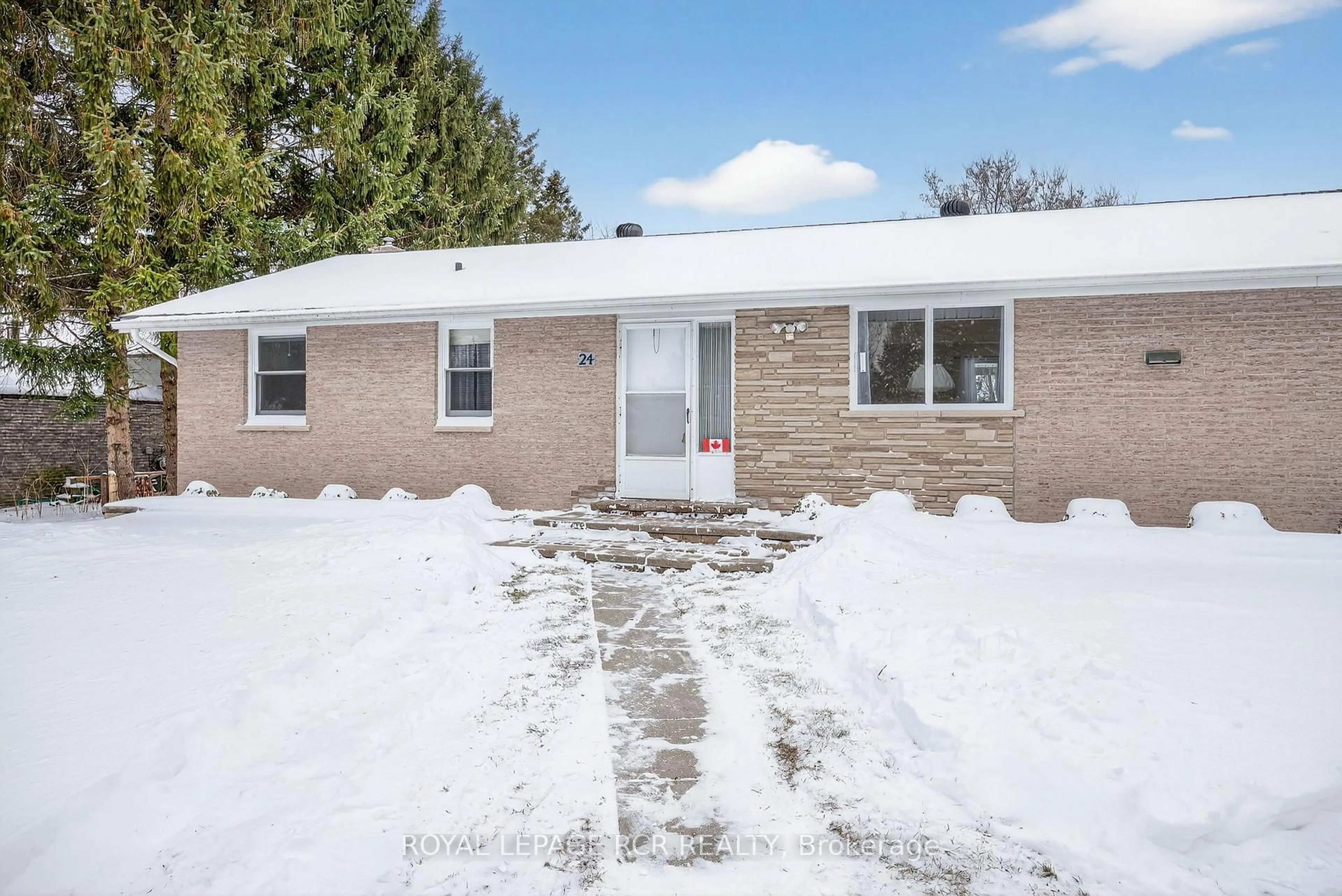 Home with brick exterior material, street for 24 Drummond St, Adjala-Tosorontio Ontario L0G 1L0